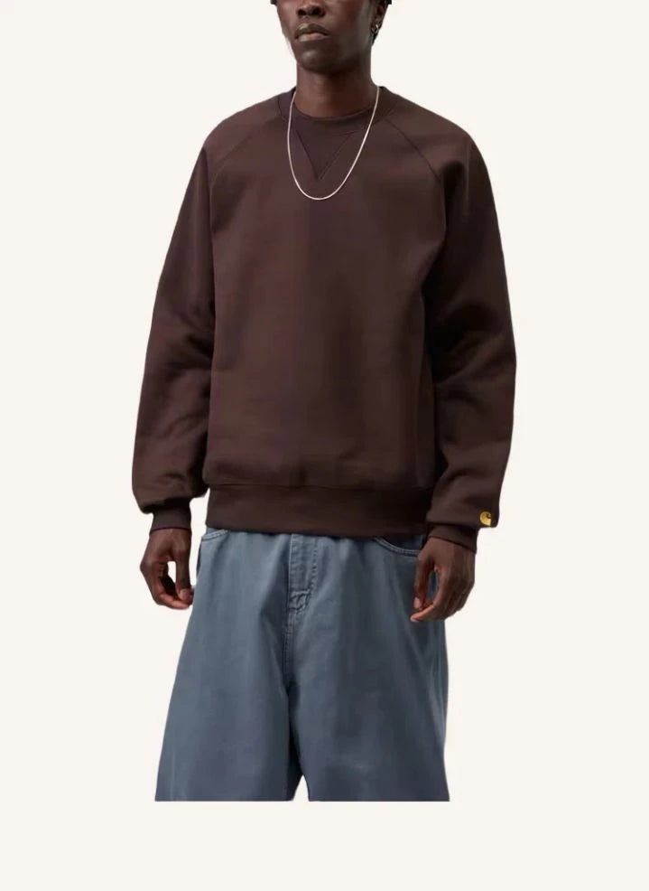 Carhartt WIP - चेज़ स्वेटशर्ट | गहरा भूरा