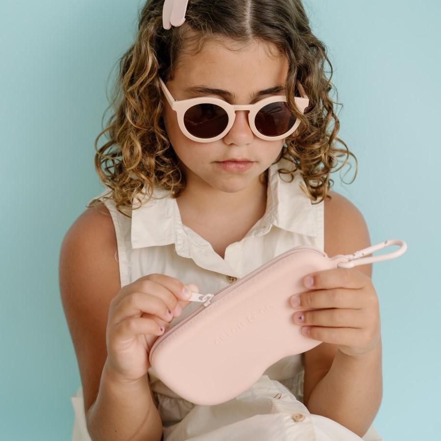 Dinossi - Sürdürülebilir Çocuk Güneş Gözlüğü Yuvarlak Model - Kahverengi-Dinossi