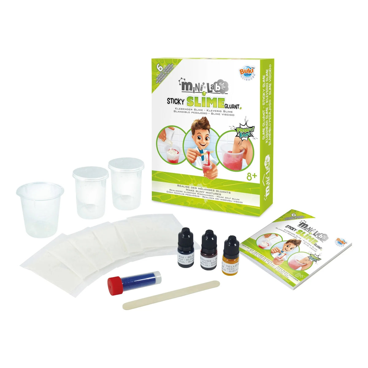 Buki - Mini Laboratuvar Yapışkan Slime Seti