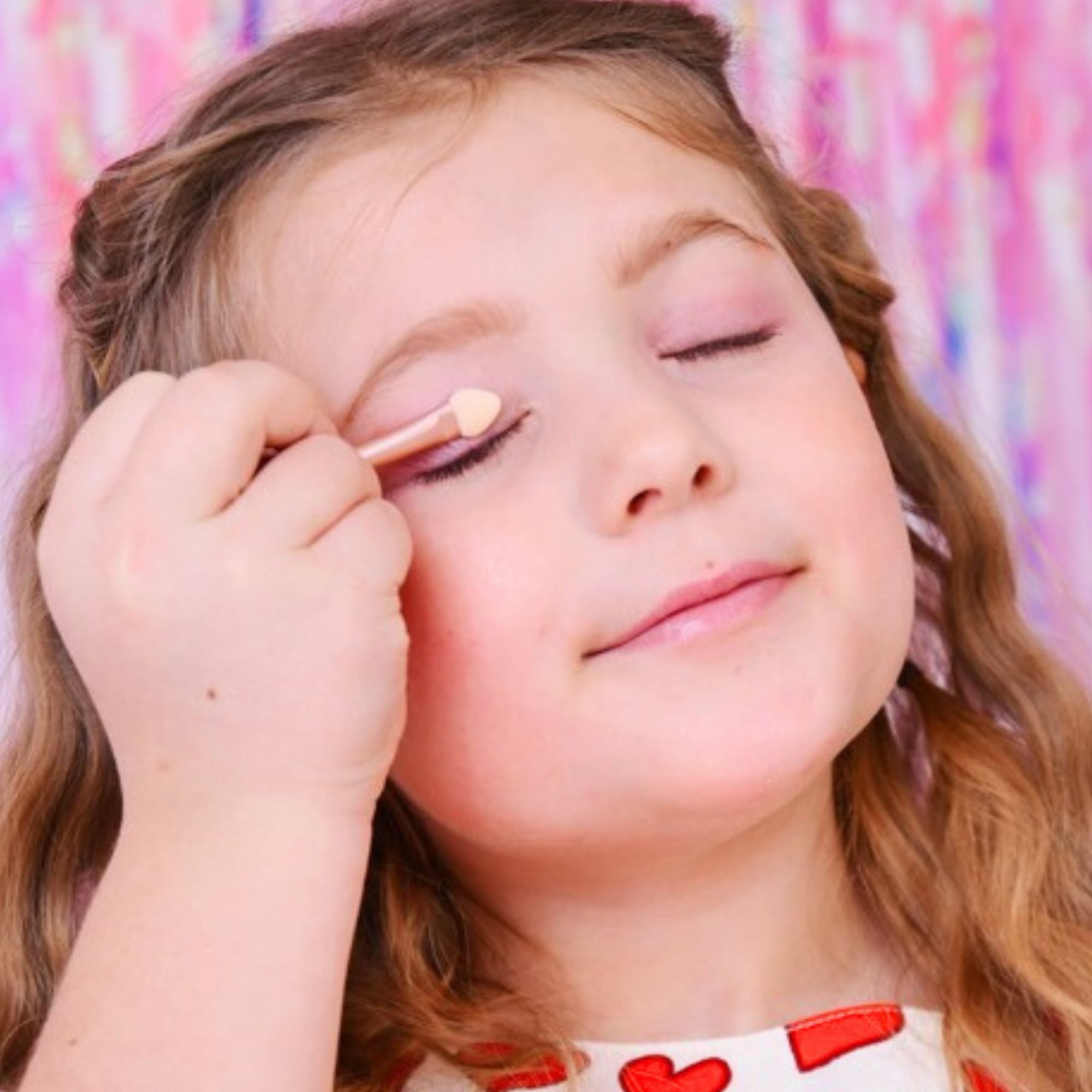 मिस नेला - विषाक्त मुक्त बच्चों के लिए गुलाबी 2-पीस आईशैडो