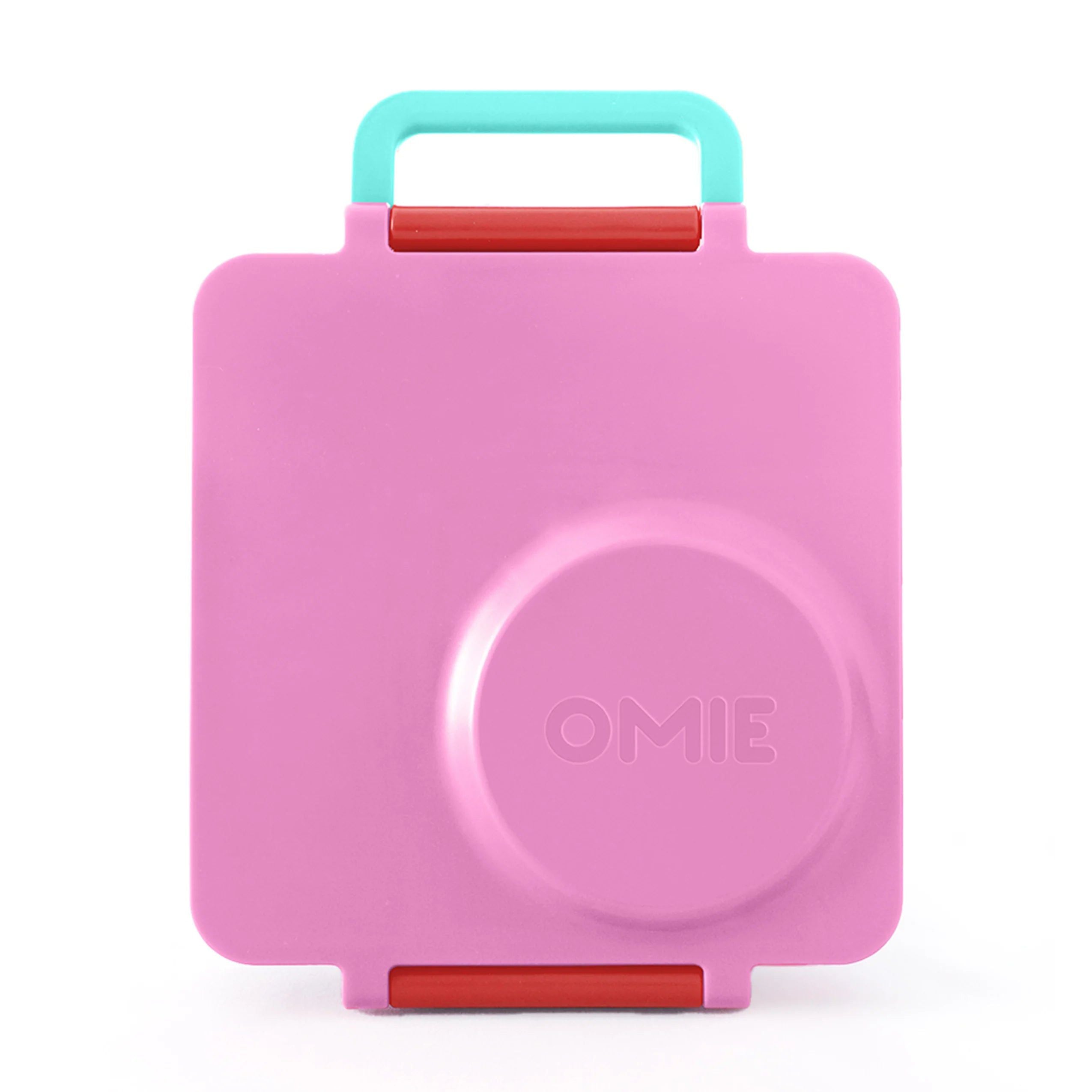 OmieBox - ताप इन्सुलेटेड गुलाबी बेंटो भोजन बॉक्स