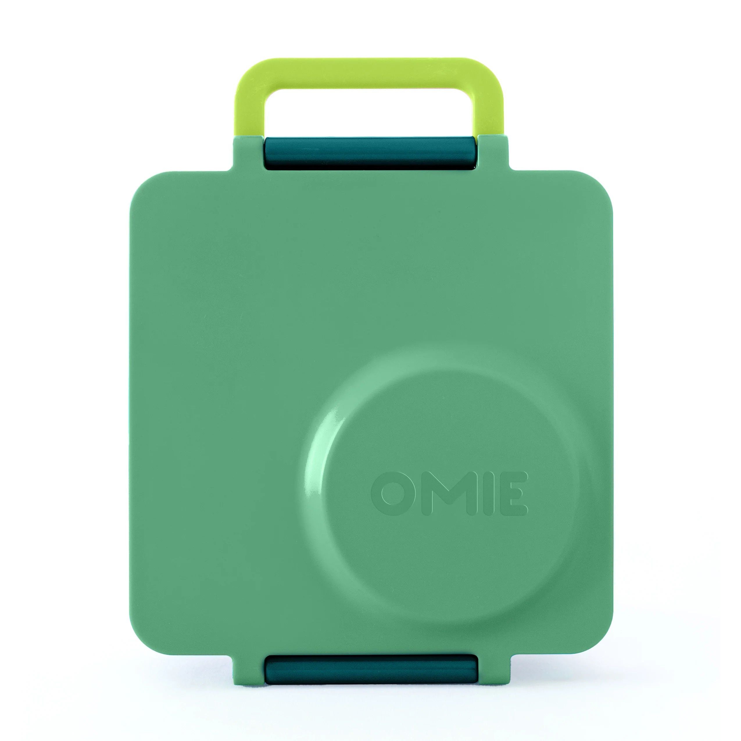 OmieBox - ताप इन्सुलेटेड हरा बेंटो भोजन बॉक्स