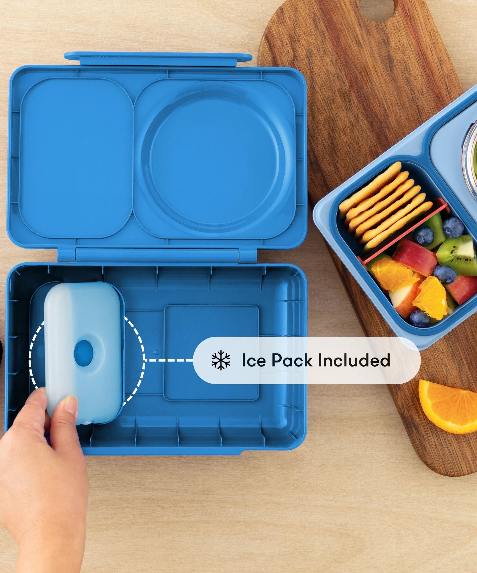 Omiebox - UP ताप इन्सुलेटेड 2. पीढ़ी कोस्मिक नीला बेंटो भोजन बॉक्स