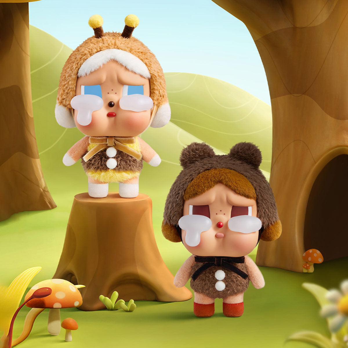 पॉप मार्ट - ओरिजिनल क्राइबेबी क्राइंग अगेन सीरीज़ विनाइल प्लश बेबी सरप्राइज ब्लाइंड पैकेट