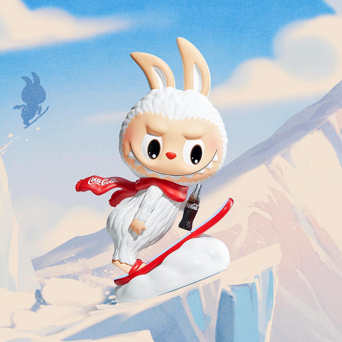 पॉप मार्ट - असली द मॉन्स्टर कोका कोला श्रृंखला अंधा डिब्बा आकृति