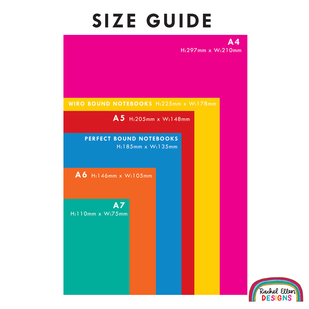 Rachel Ellen - फ्लेमिंगो आकार का तार बाइंडेड नोटबुक