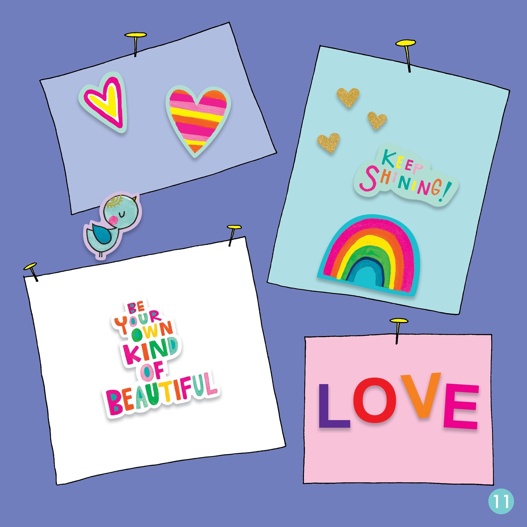 Rachel Ellen - Grl Pwr स्टिकर स्टेज पेंटिंग और गतिविधि पुस्तक