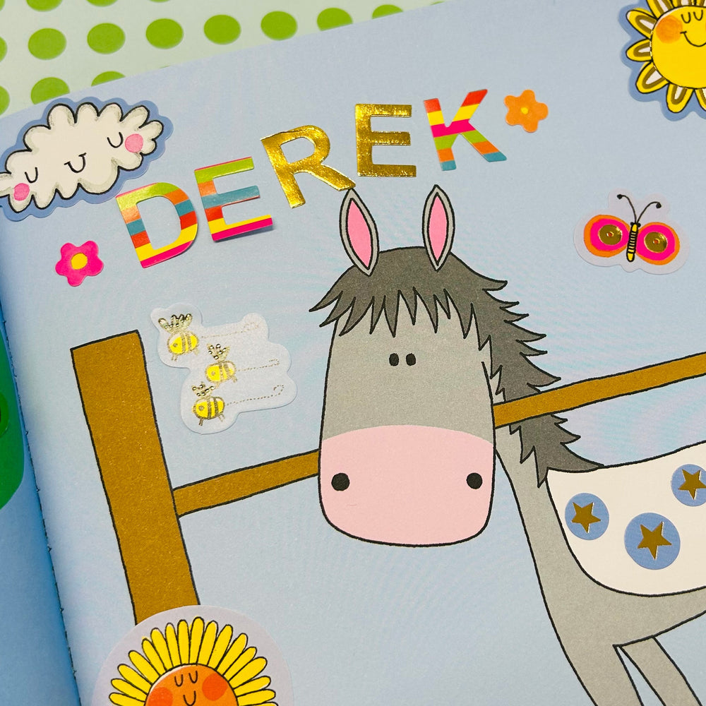 Rachel Ellen - फार्म पर स्टिकर सीन पेंटिंग और गतिविधि पुस्तक