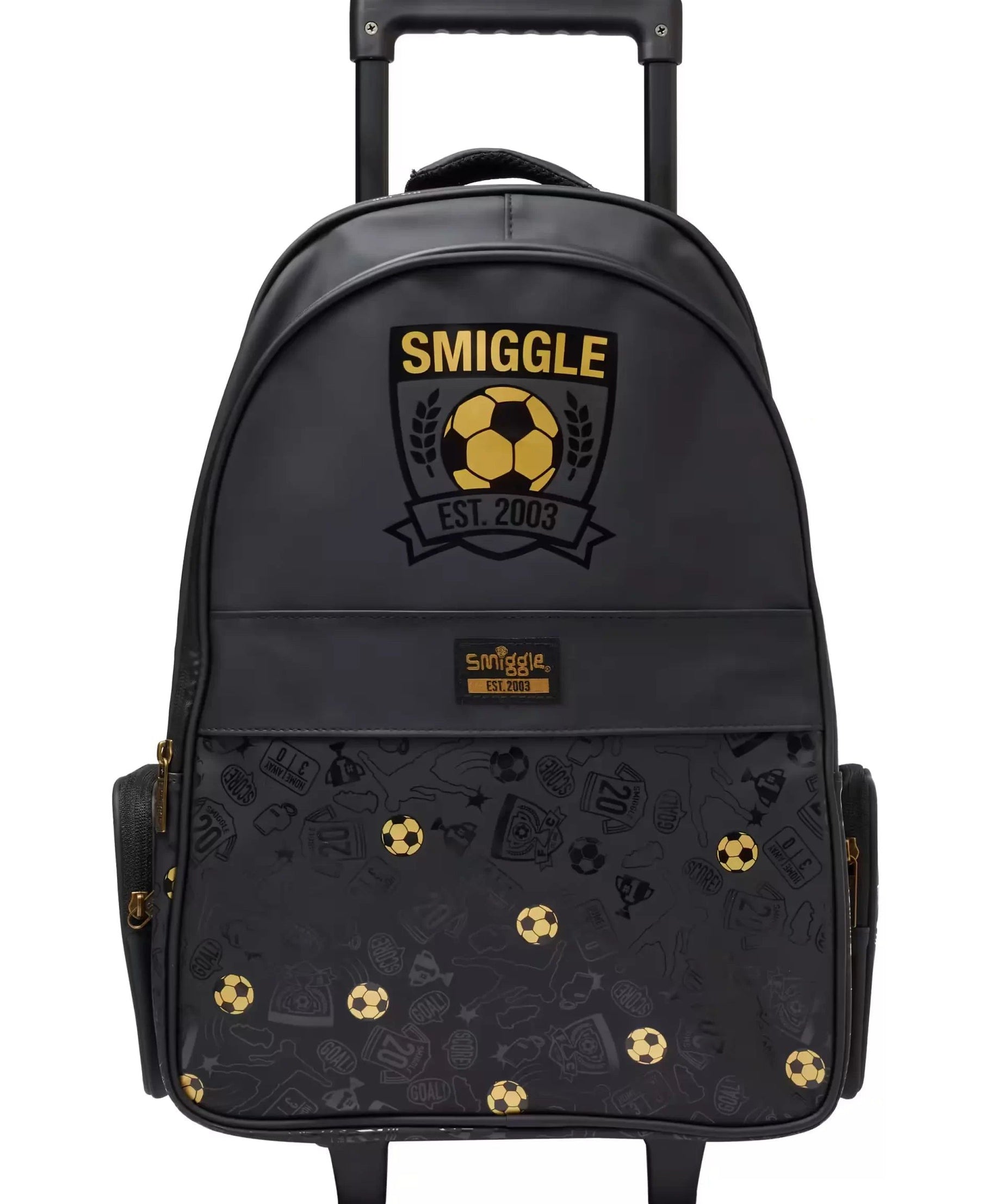 Smiggle – 20वां जन्मदिन खींचने वाला रोशनी वाला पहियों वाला बैग
