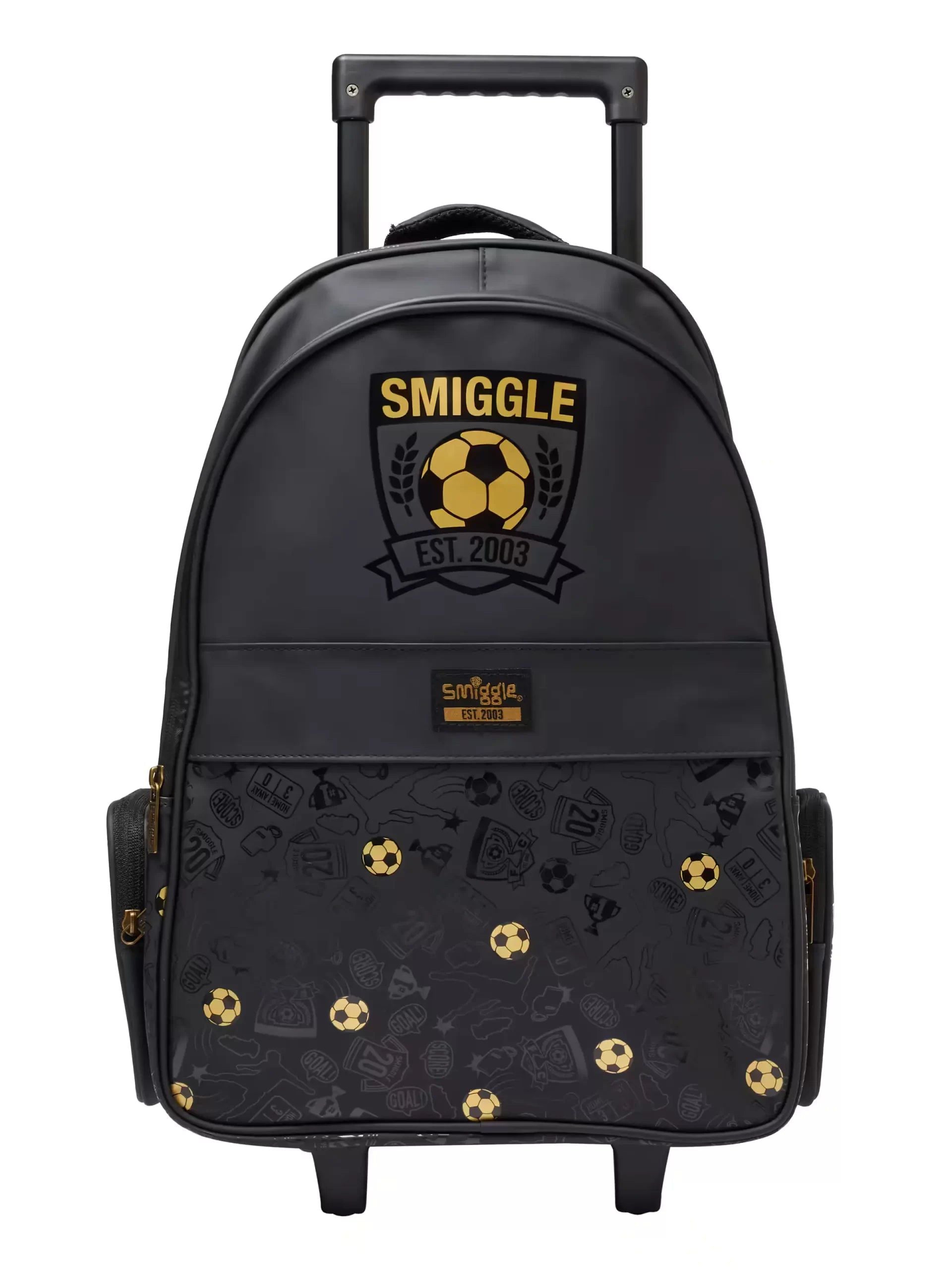 Smiggle – 20वां जन्मदिन खींचने वाला रोशनी वाला पहियों वाला बैग