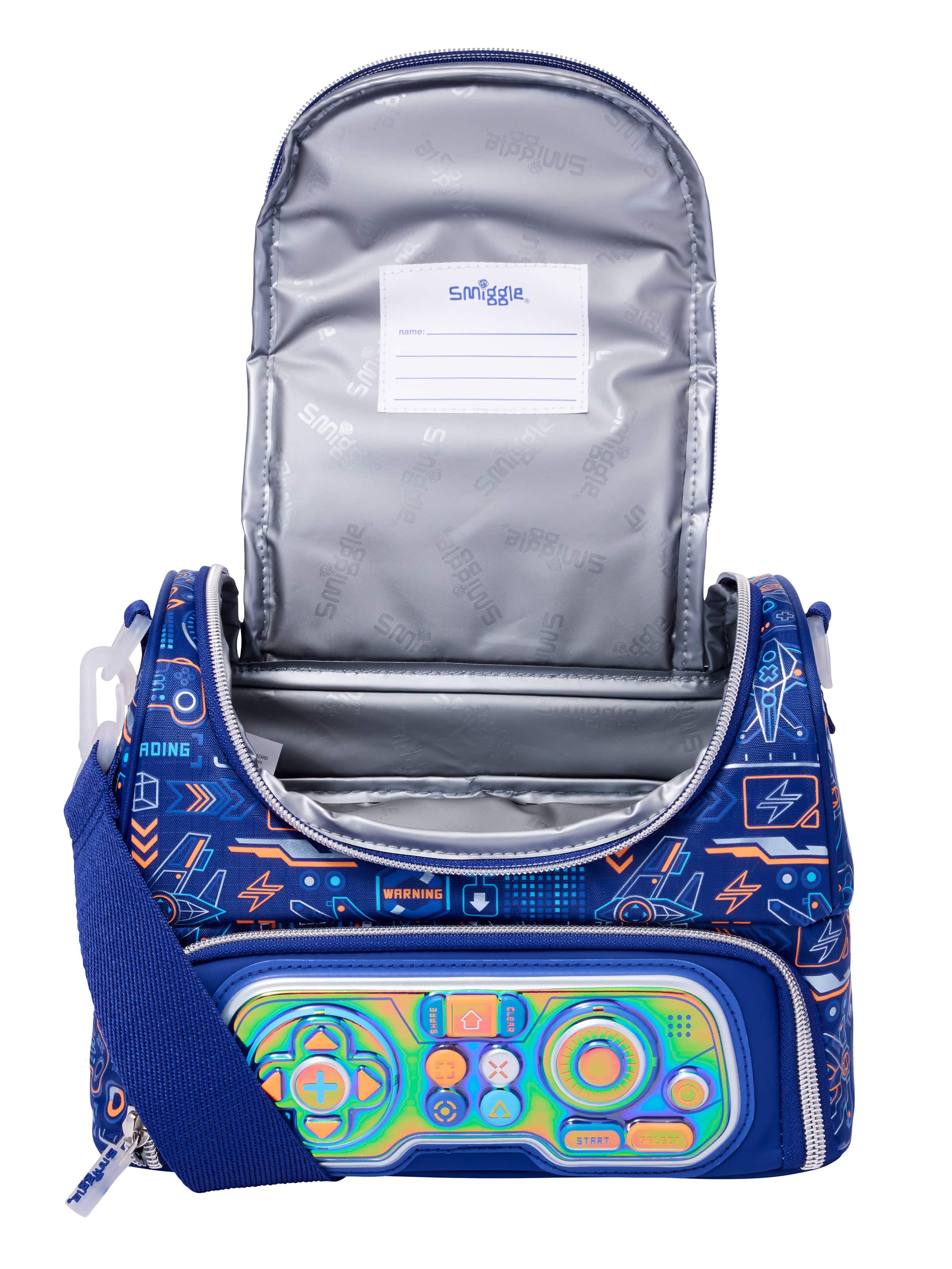 Smiggle - बीटा डबल लेयरड हैंडल वाला लंच बैग
