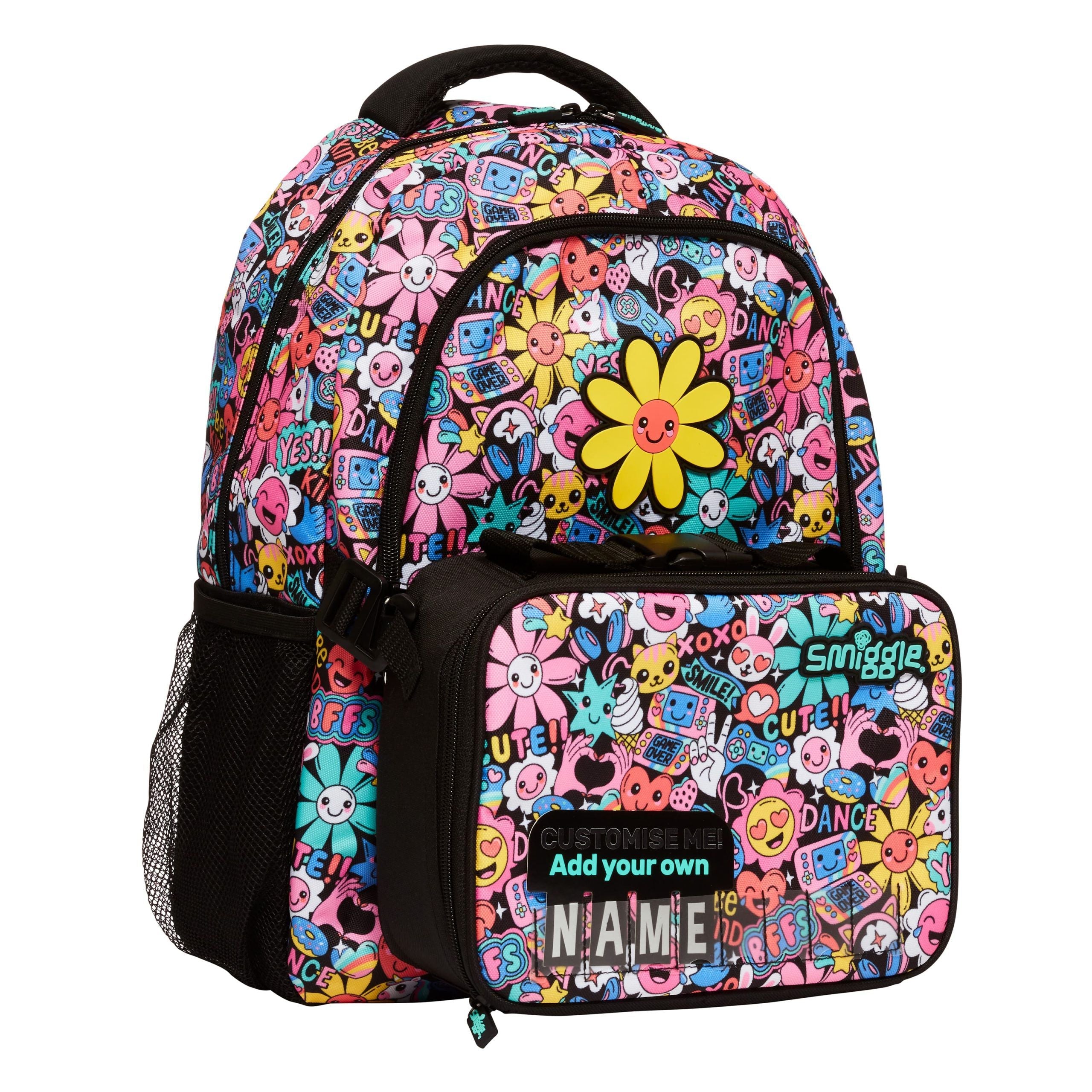 Smiggle - ब्राइट साइड क्लासिक स्कूल बैकपैक
