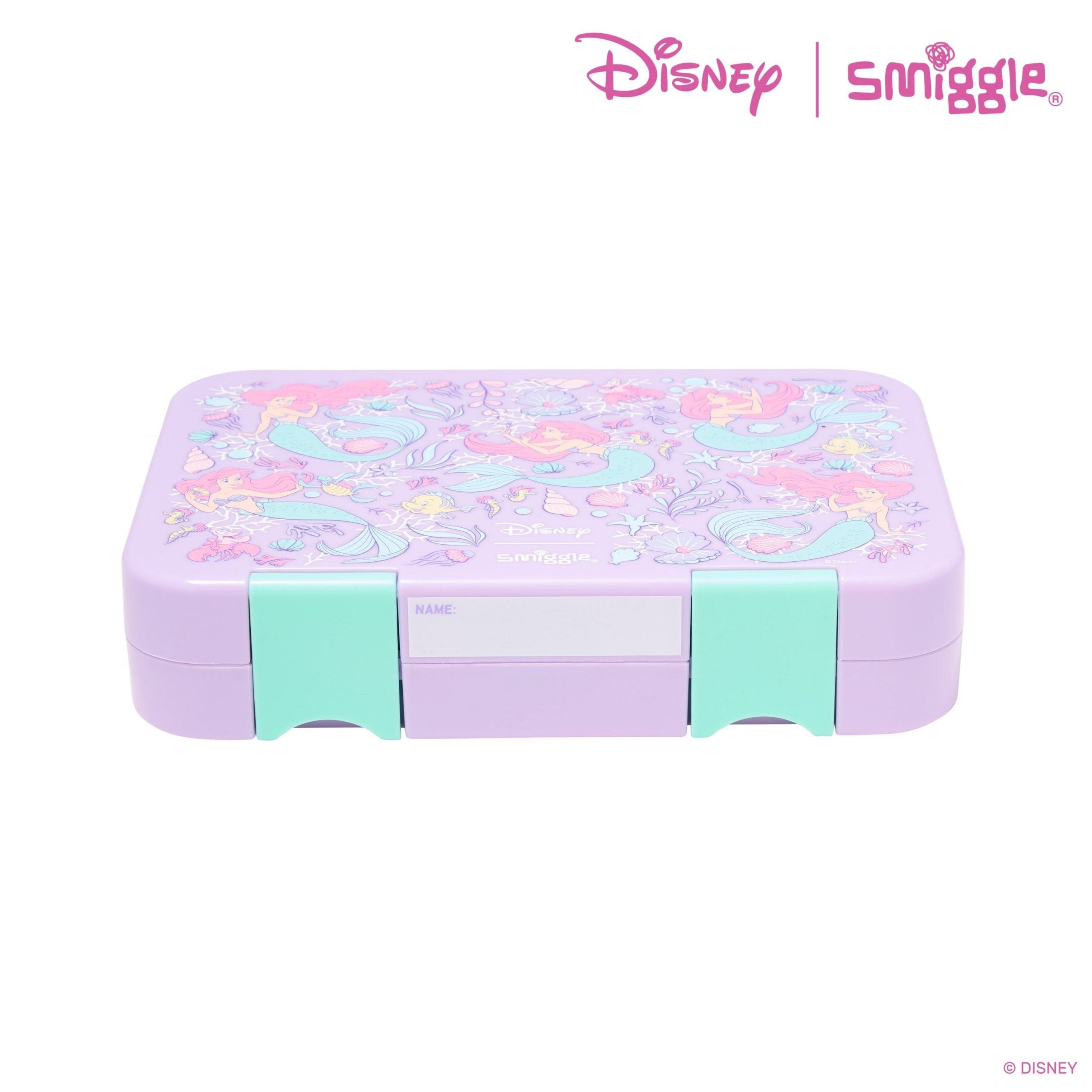 Smiggle - Disney राजकुमारी मध्यम आकार का बेंटो लंच बॉक्स