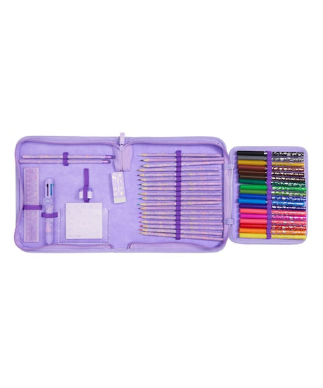 Smiggle - Disney राजकुमारी स्टेशनरी सेट और पेन बॉक्स