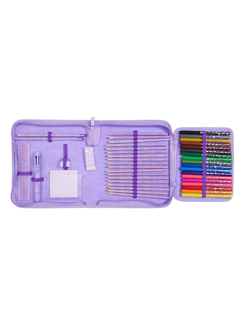 Smiggle - Disney राजकुमारी स्टेशनरी सेट और पेन बॉक्स