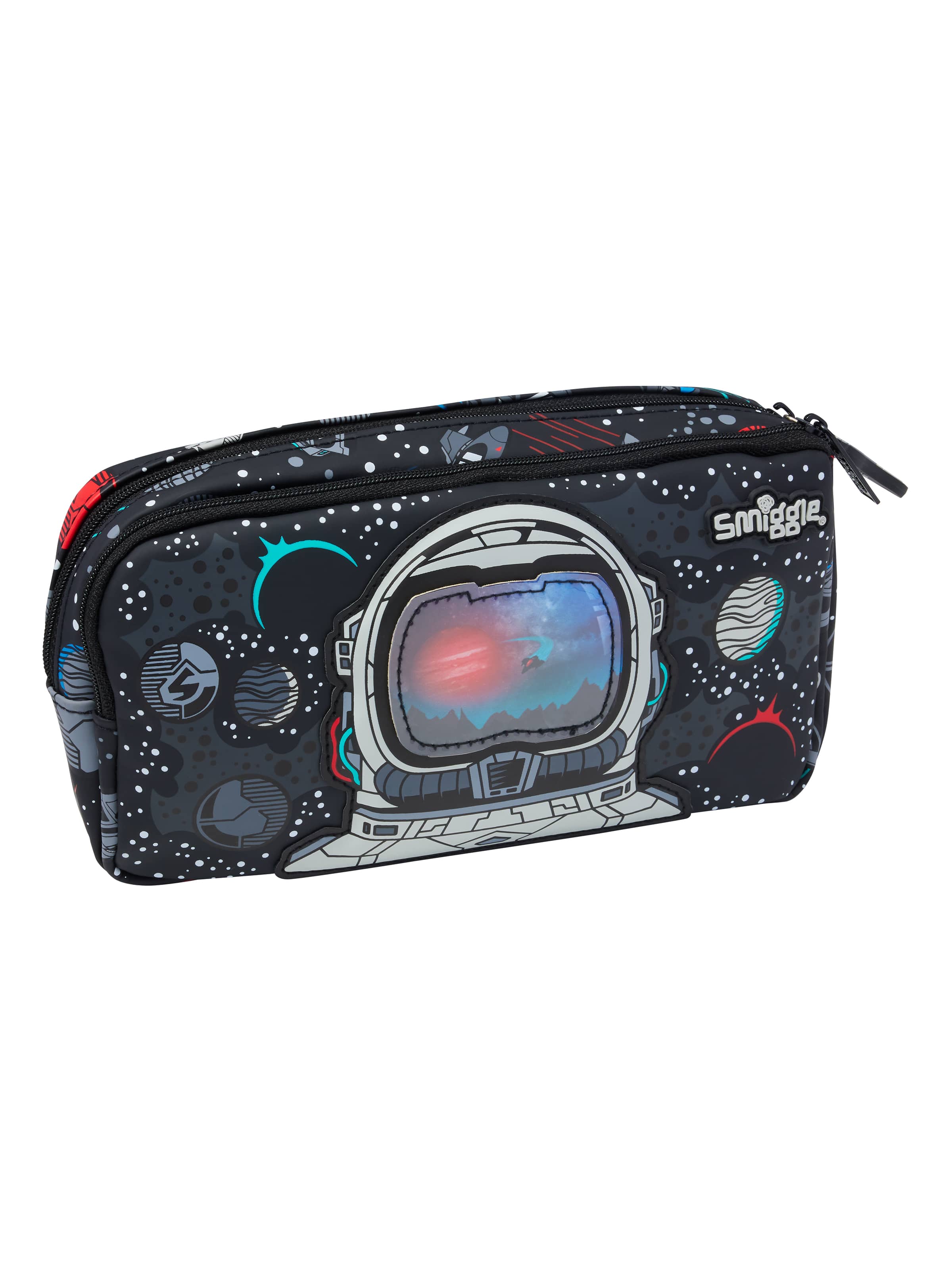 Smiggle - Eclipse डबल कम्पार्टमेंट पेंसिल बॉक्स