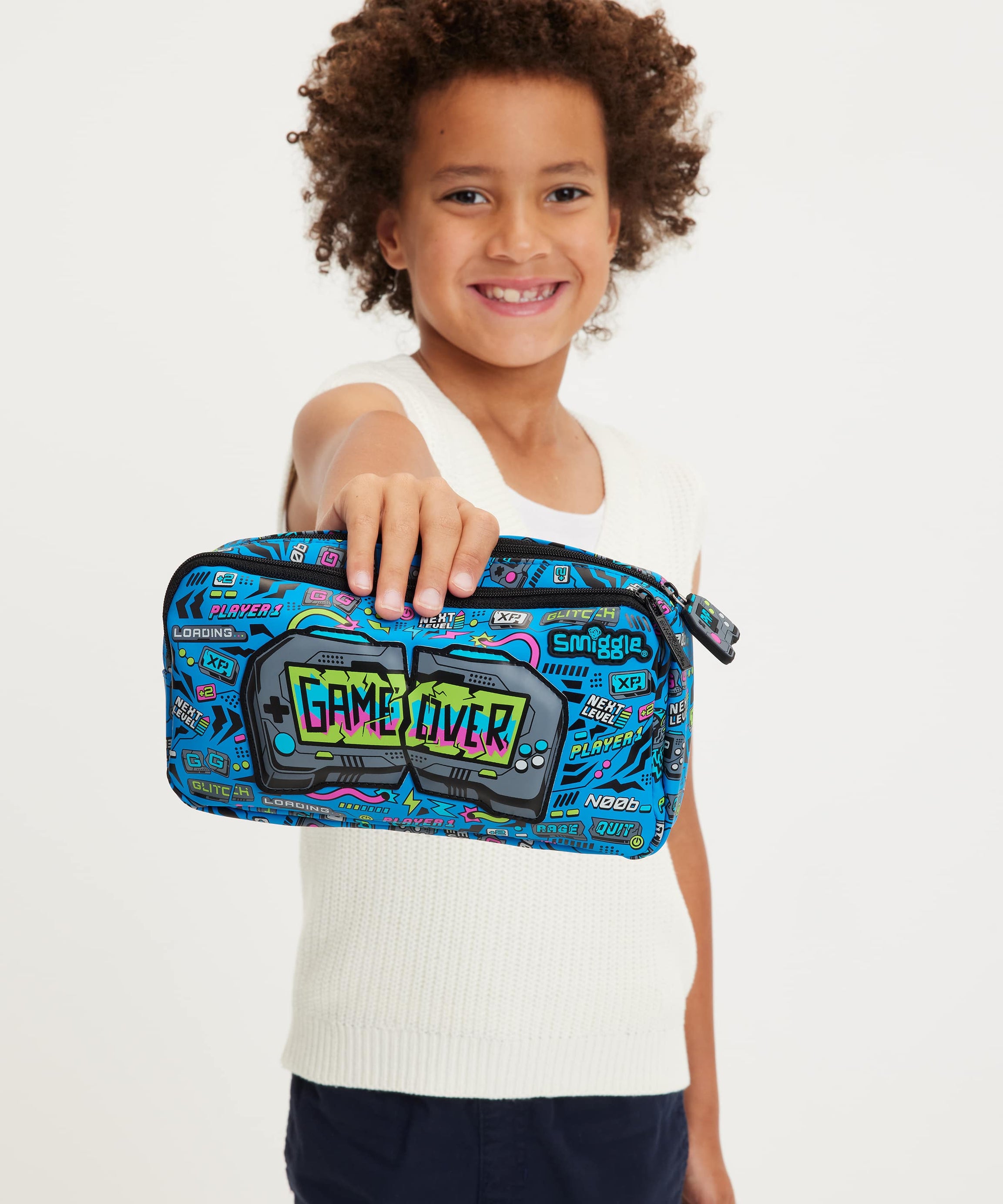 Smiggle - Eclipse डबल कम्पार्टमेंट पेंसिल बॉक्स