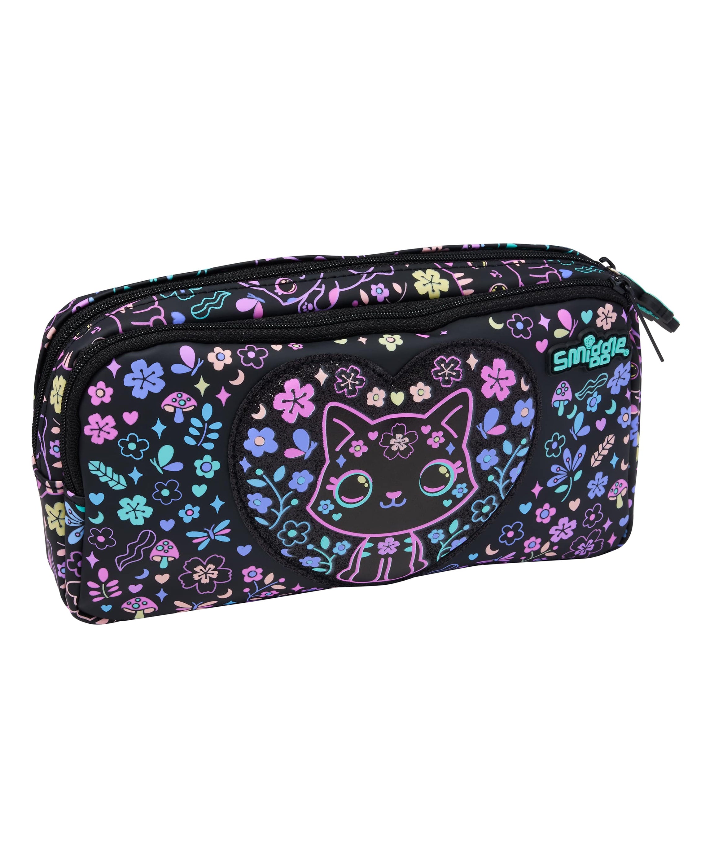 Smiggle - Eclipse डबल कम्पार्टमेंट पेंसिल बॉक्स