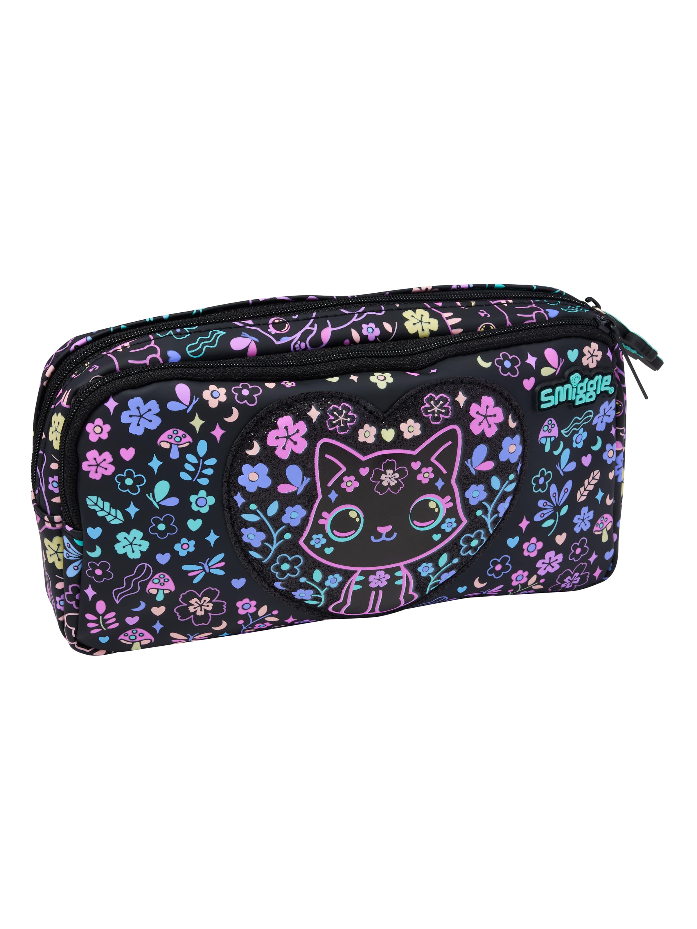 Smiggle - Eclipse डबल कम्पार्टमेंट पेंसिल बॉक्स