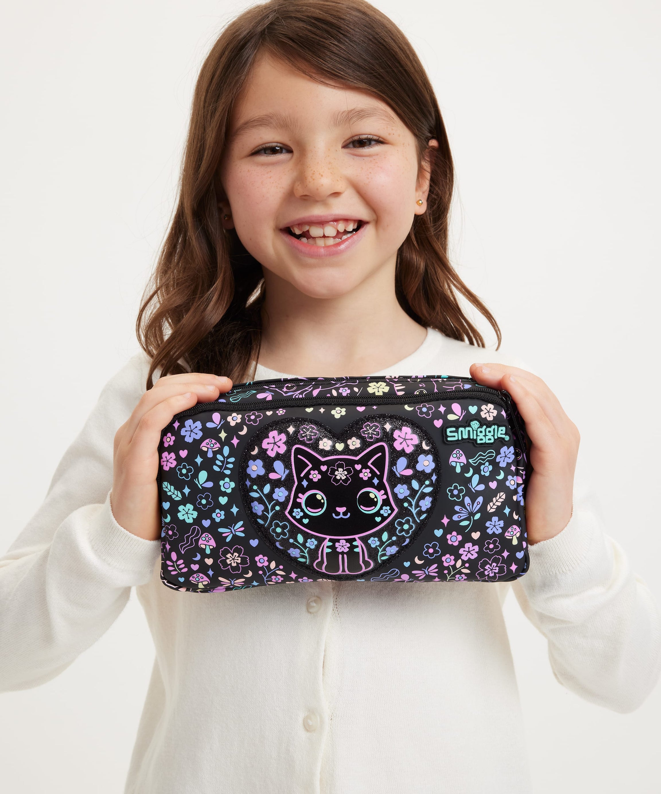Smiggle - Eclipse डबल कम्पार्टमेंट पेंसिल बॉक्स