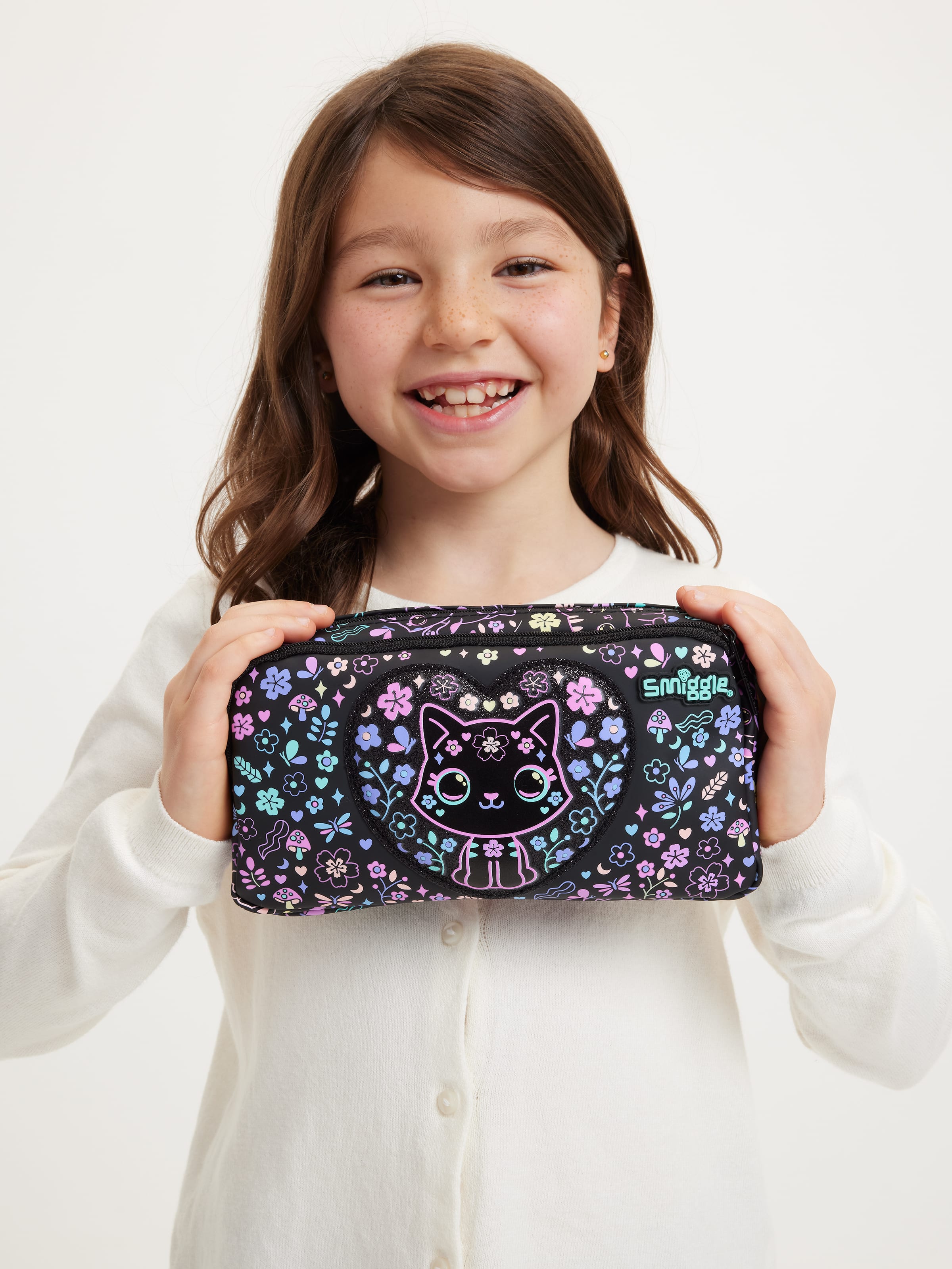 Smiggle - Eclipse डबल कम्पार्टमेंट पेंसिल बॉक्स