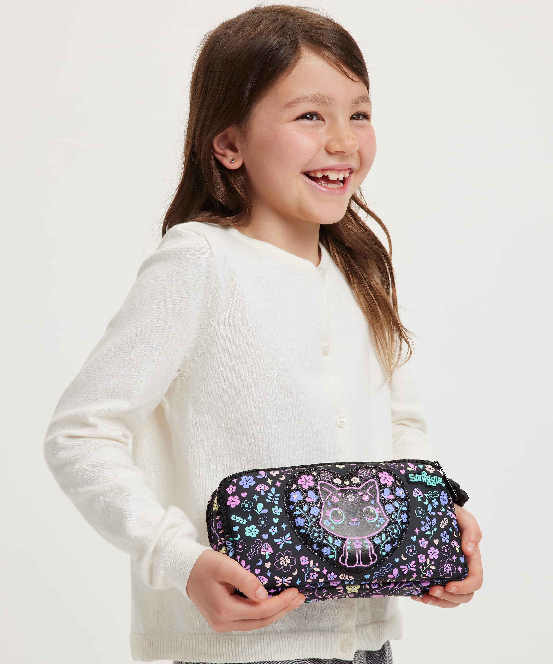 Smiggle - Eclipse डबल कम्पार्टमेंट पेंसिल बॉक्स