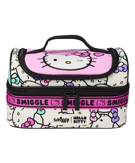 Smiggle - हेलो किटी दोहरी परत वाला भोजन बैग