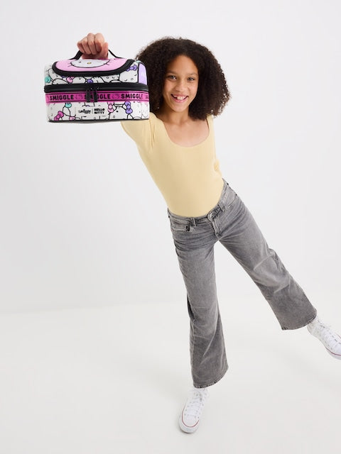Smiggle - हेलो किटी दोहरी परत वाला भोजन बैग