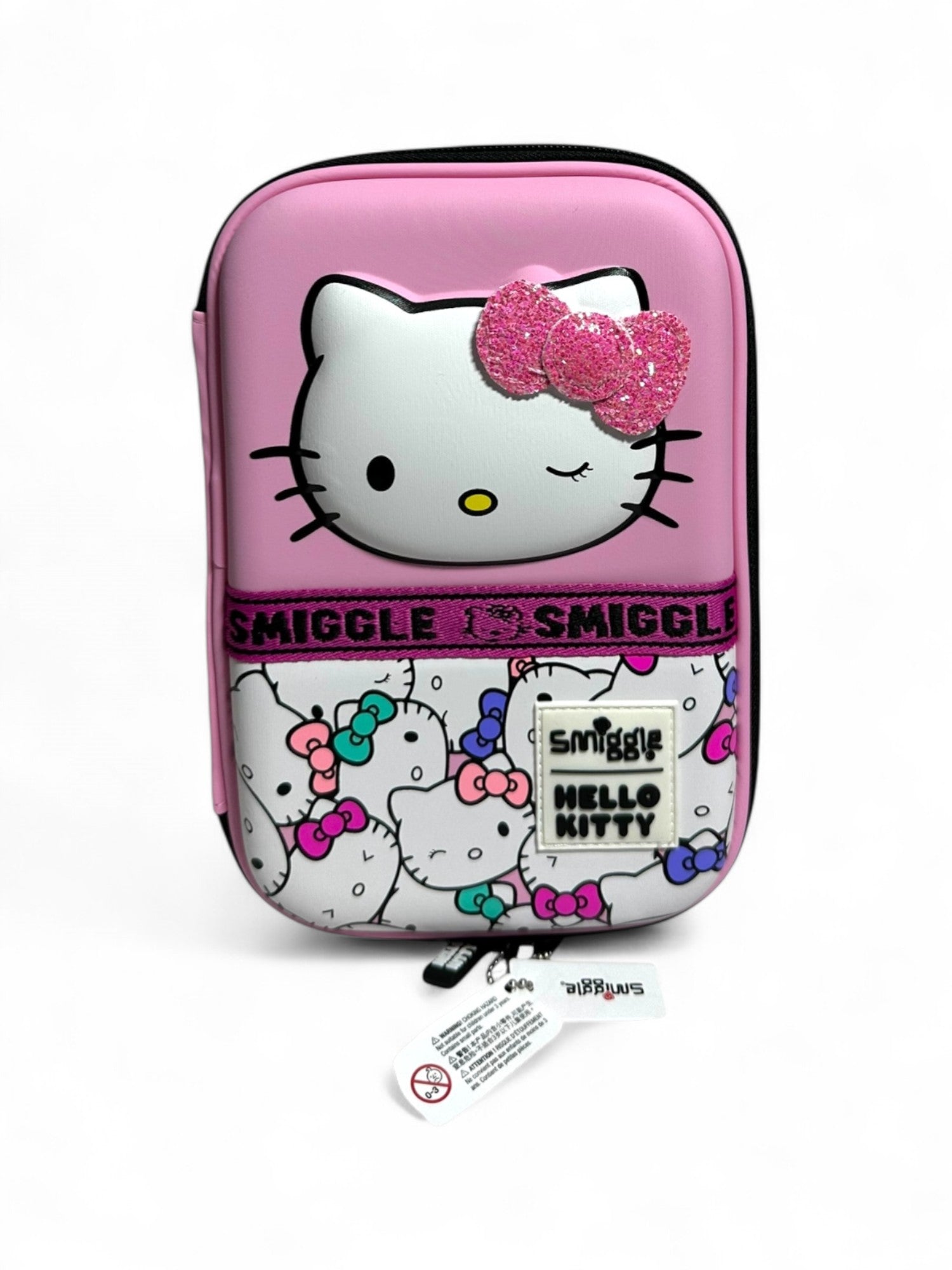 Smiggle - हेलो किटी हार्डटॉप पेन केस