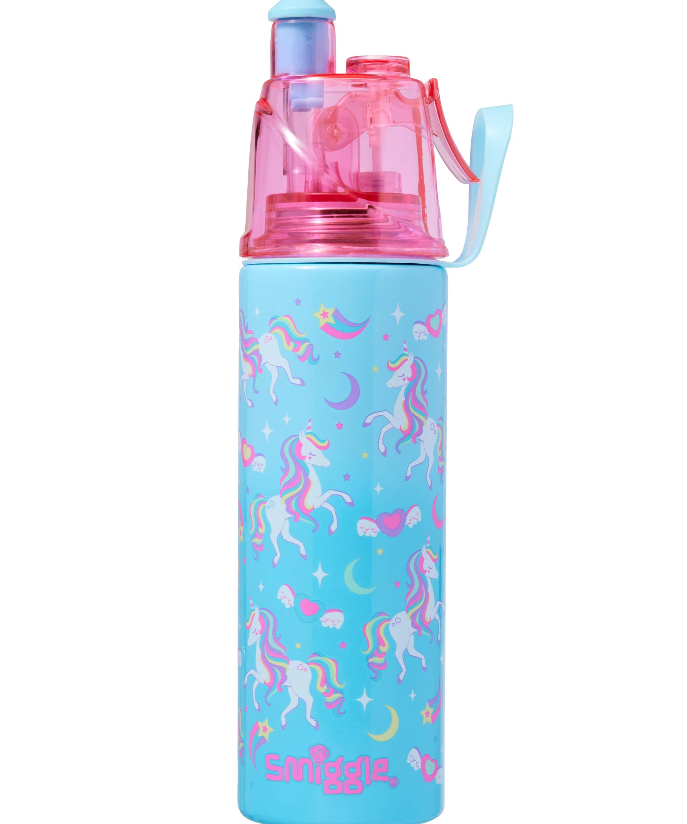 Smiggle - Livin पानी छिड़कने वाला 500ML स्टील की बोतल