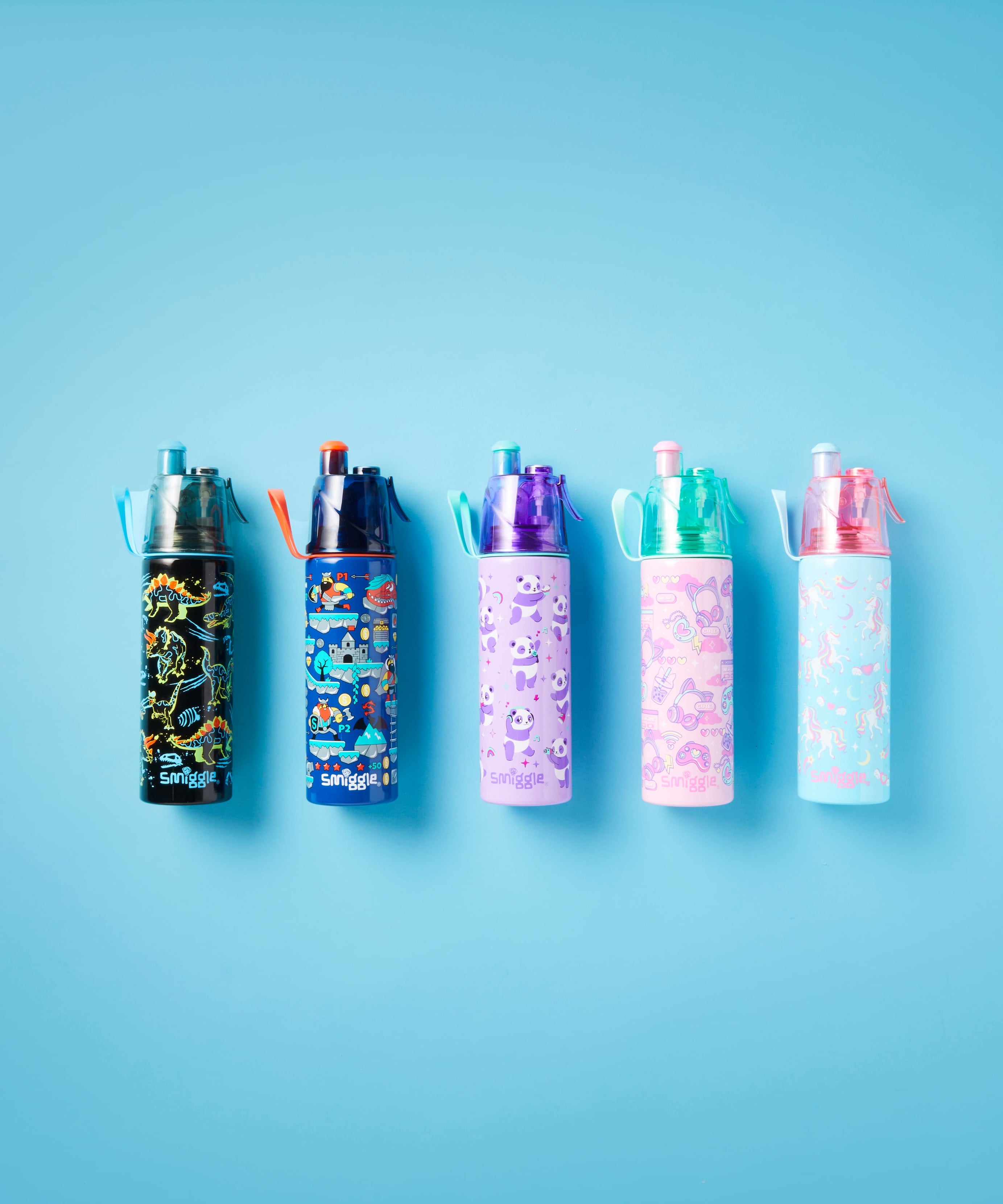 Smiggle - Livin पानी छिड़कने वाला 500ML स्टील की बोतल