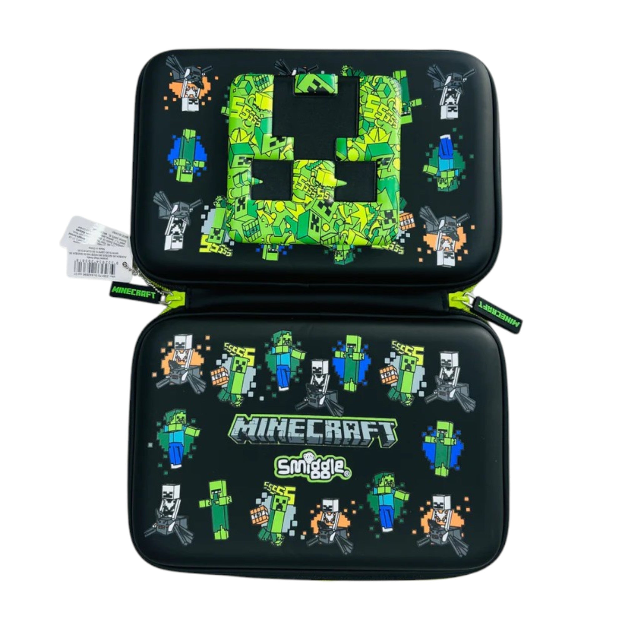 Smiggle - Minecraft हार्डटॉप पेन केस