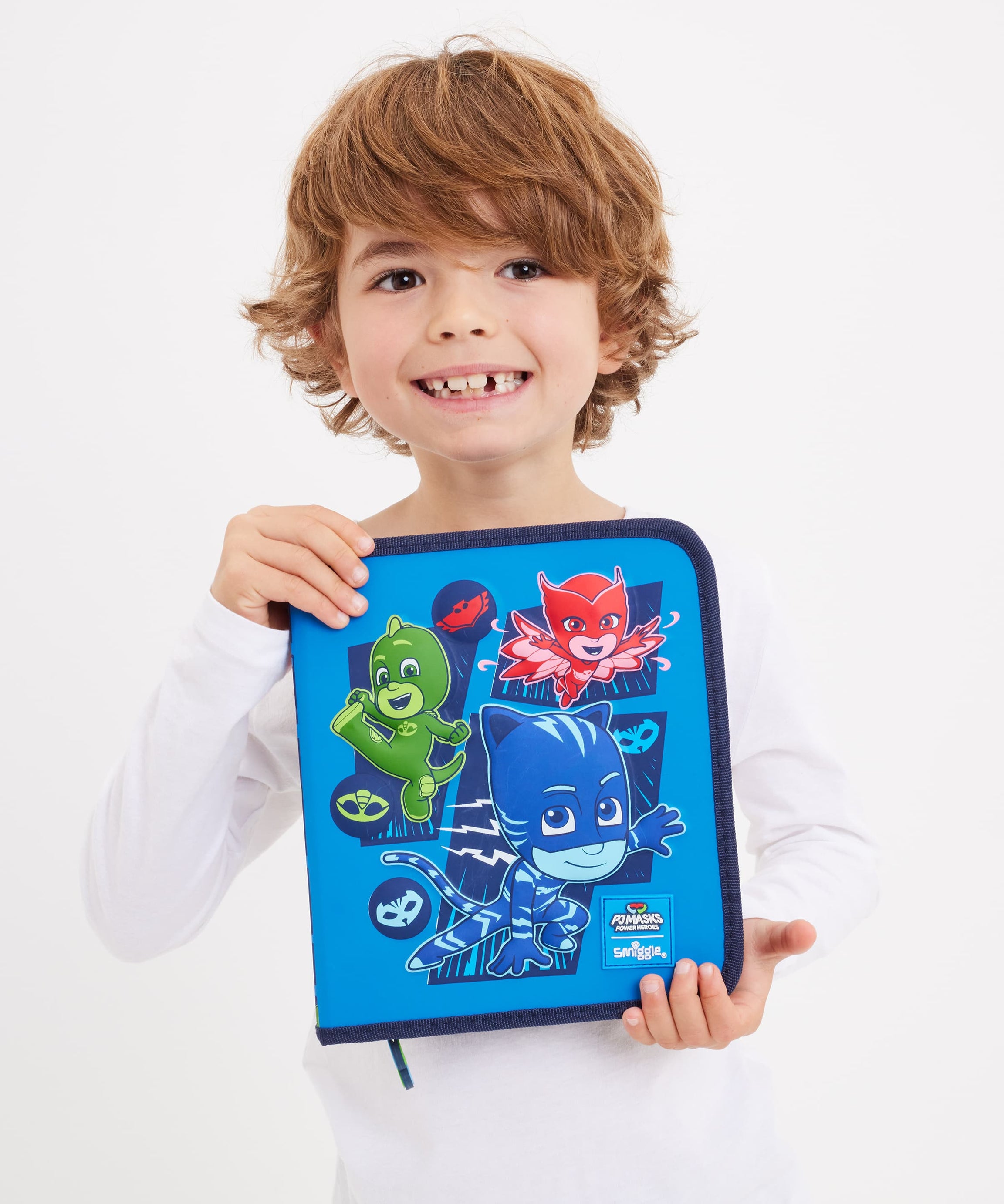 Smiggle - PJ Mask स्टेशनरी सेट और पेंसिल बॉक्स