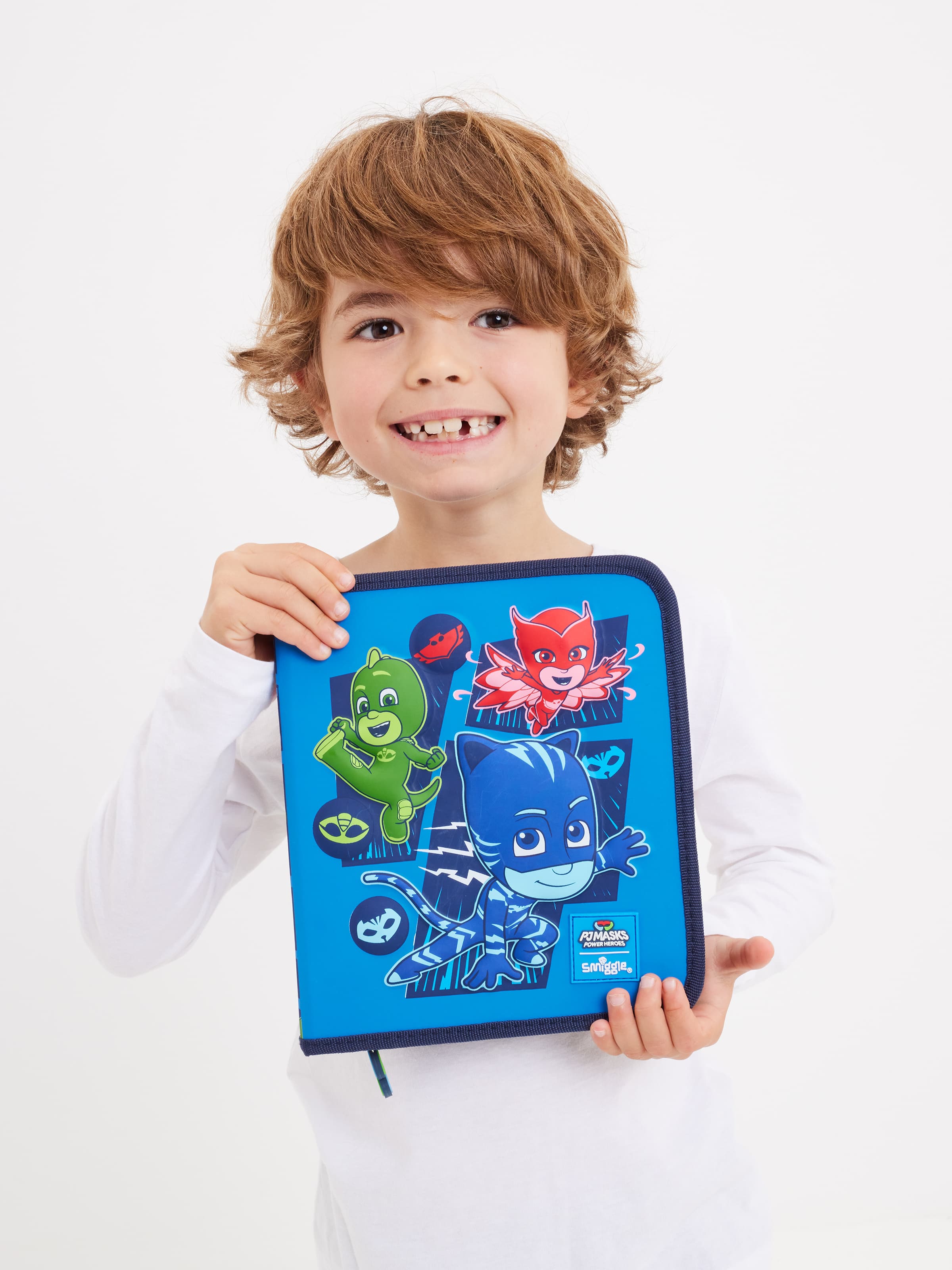 Smiggle - PJ Mask स्टेशनरी सेट और पेंसिल बॉक्स