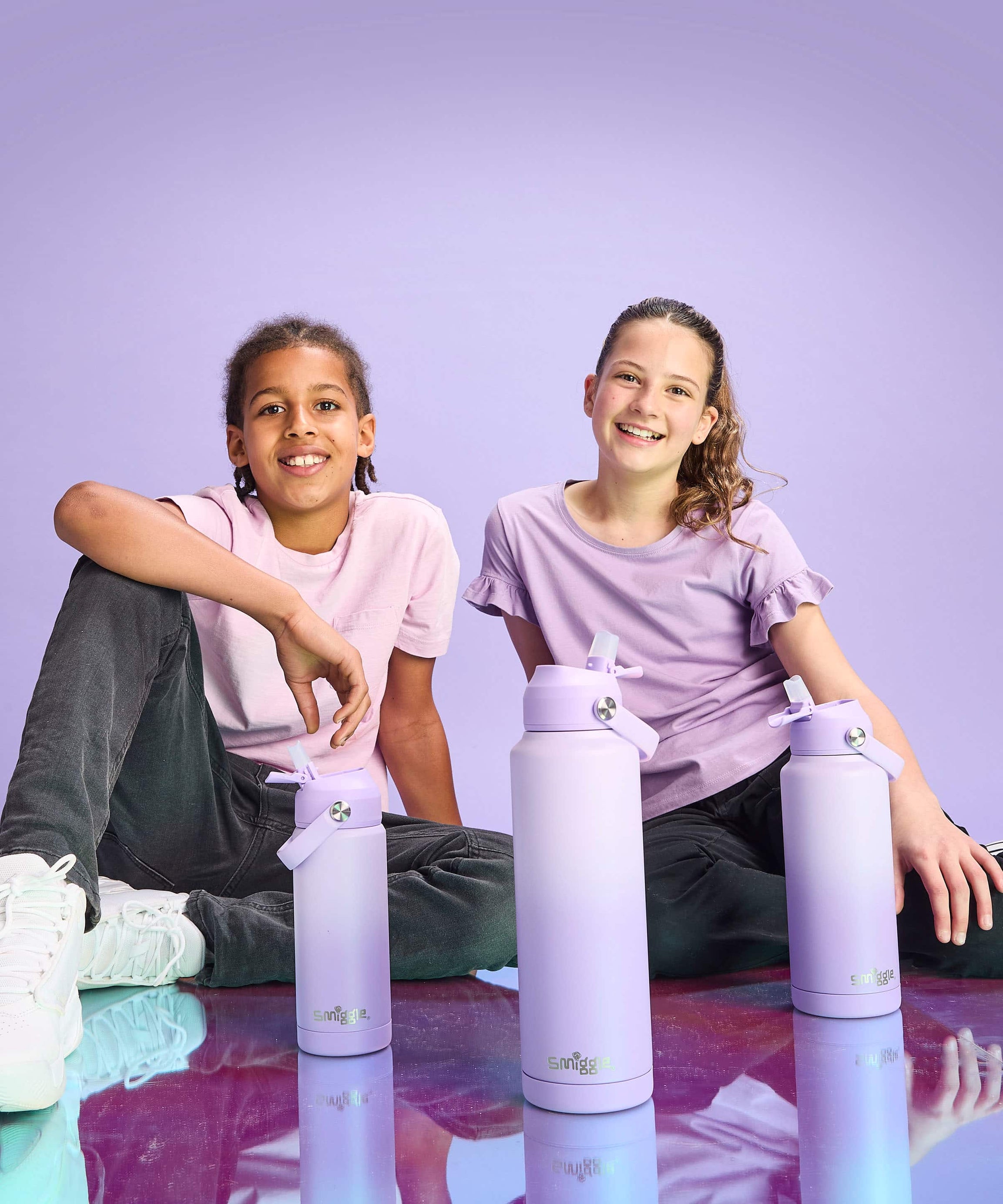 Smiggle - Squiggle इन्सुलेटेड 1.2L स्टेनलेस स्टील बॉटल