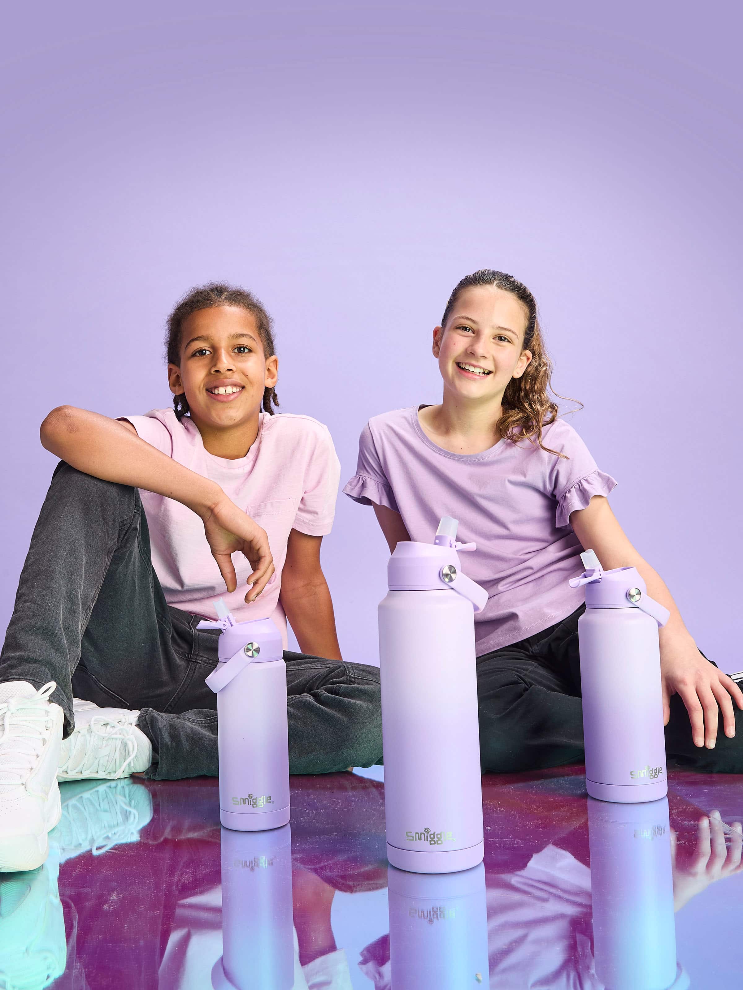 Smiggle - Squiggle इन्सुलेटेड 1.2L स्टेनलेस स्टील बॉटल