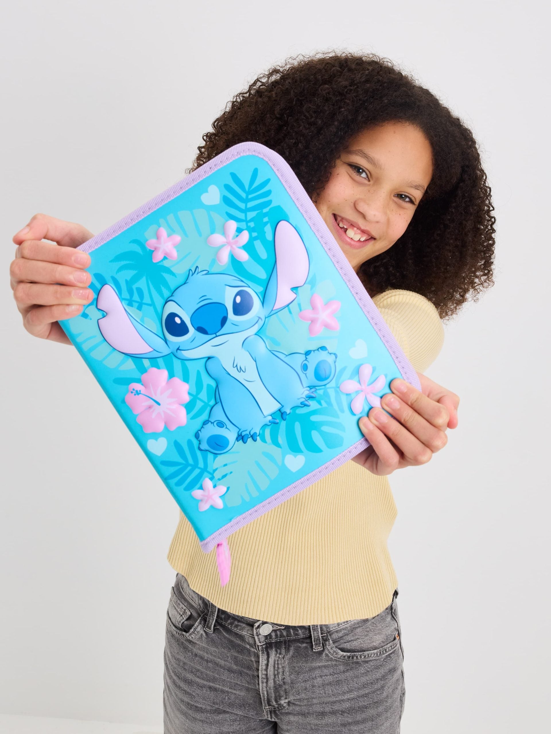 Smiggle - स्टिच स्टेशनरी सेट और पेंसिल बॉक्स
