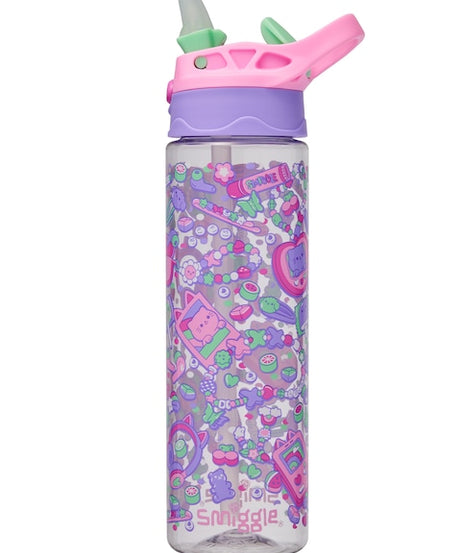 Smiggle - सुपर चार्ज 650ML ऑटोमैटिक मुँह वाला BPA मुक्त पानी की बोतल