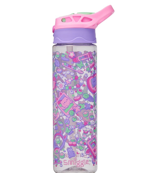 Smiggle - सुपर चार्ज 650ML ऑटोमैटिक मुँह वाला BPA मुक्त पानी की बोतल