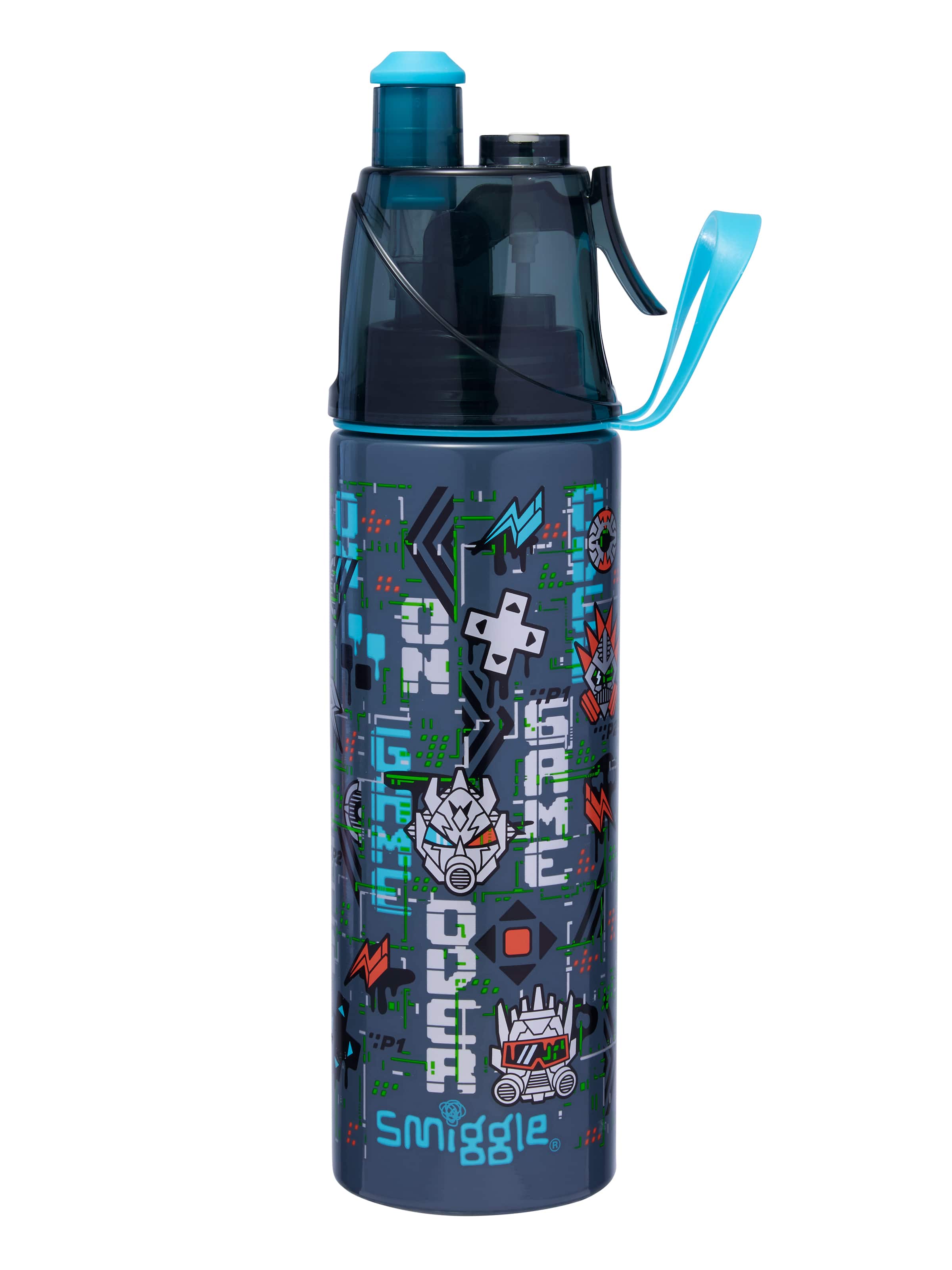 Smiggle - Trailblazer  पानी छिड़कने वाला 500ML स्टील की बोतल