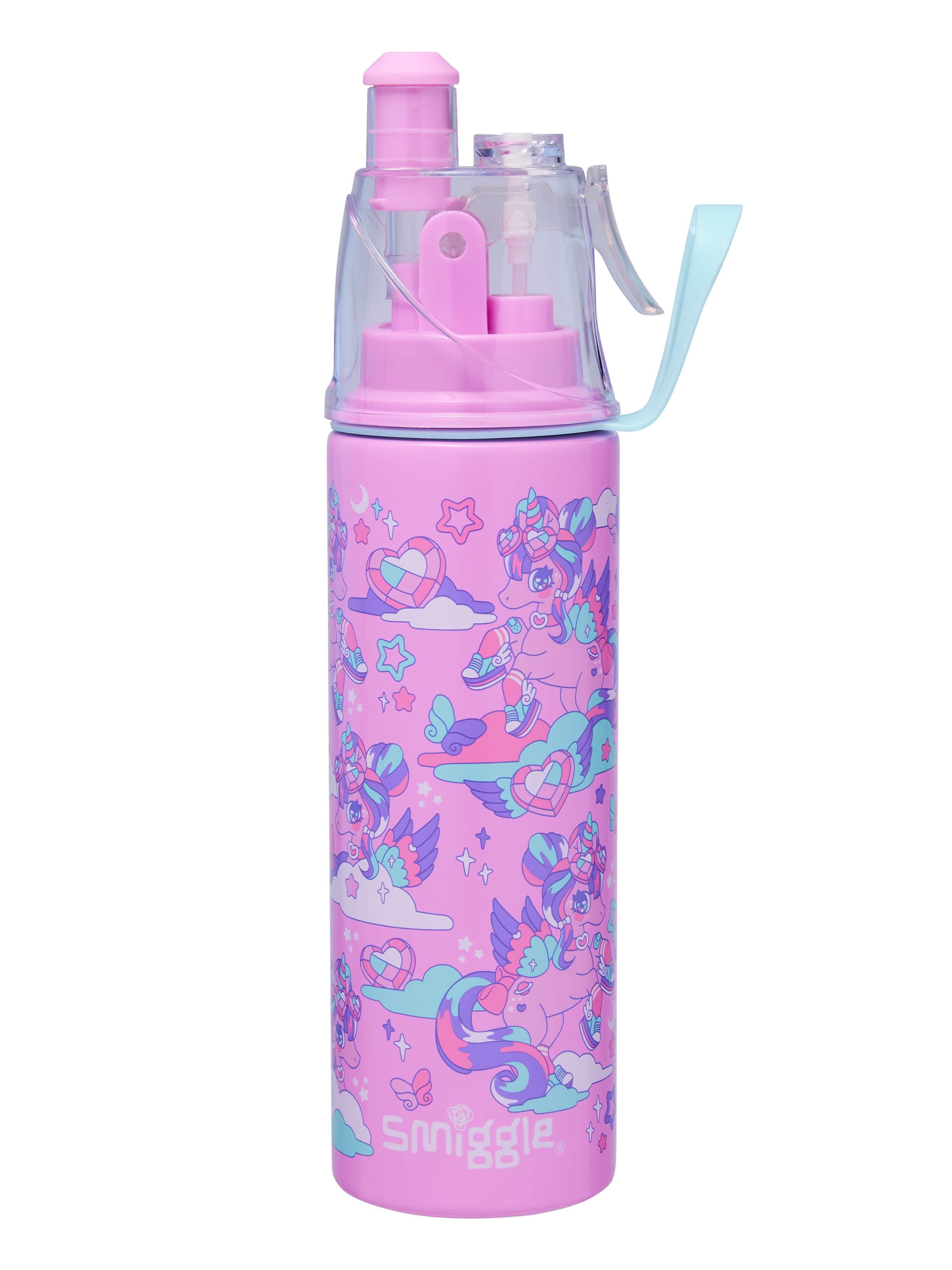 Smiggle - Trailblazer  पानी छिड़कने वाला 500ML स्टील की बोतल