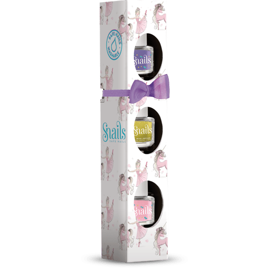 Snails - Mini 3lü Su Bazlı Oje - Magic Ballerine - Dinossi