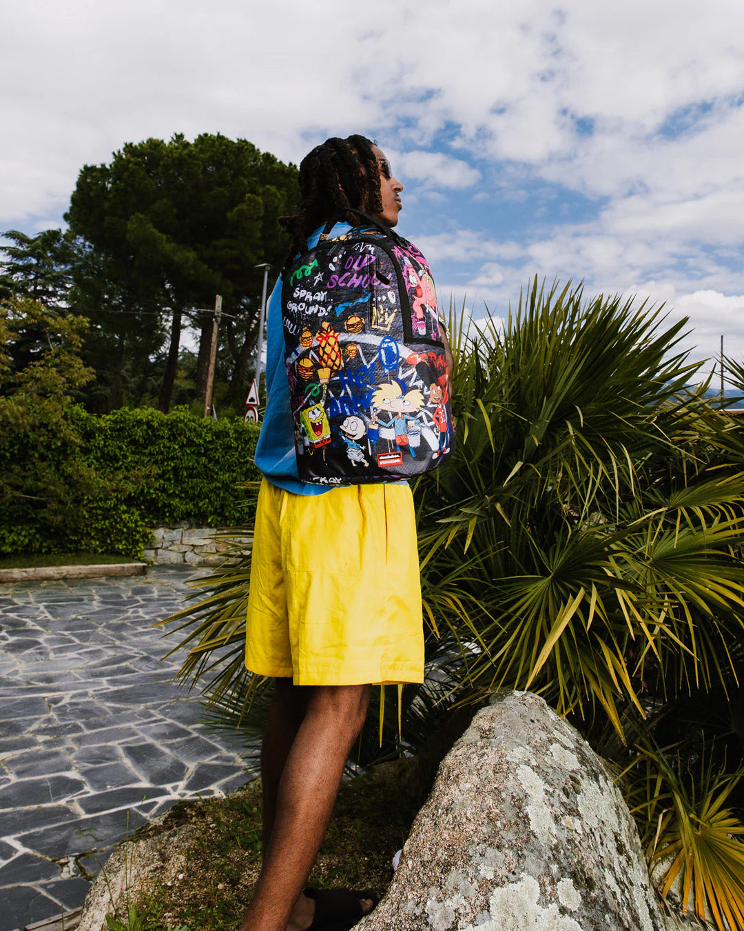 Sprayground - 90 के दशक का निक टून टैग टेकओवर बैकपैक