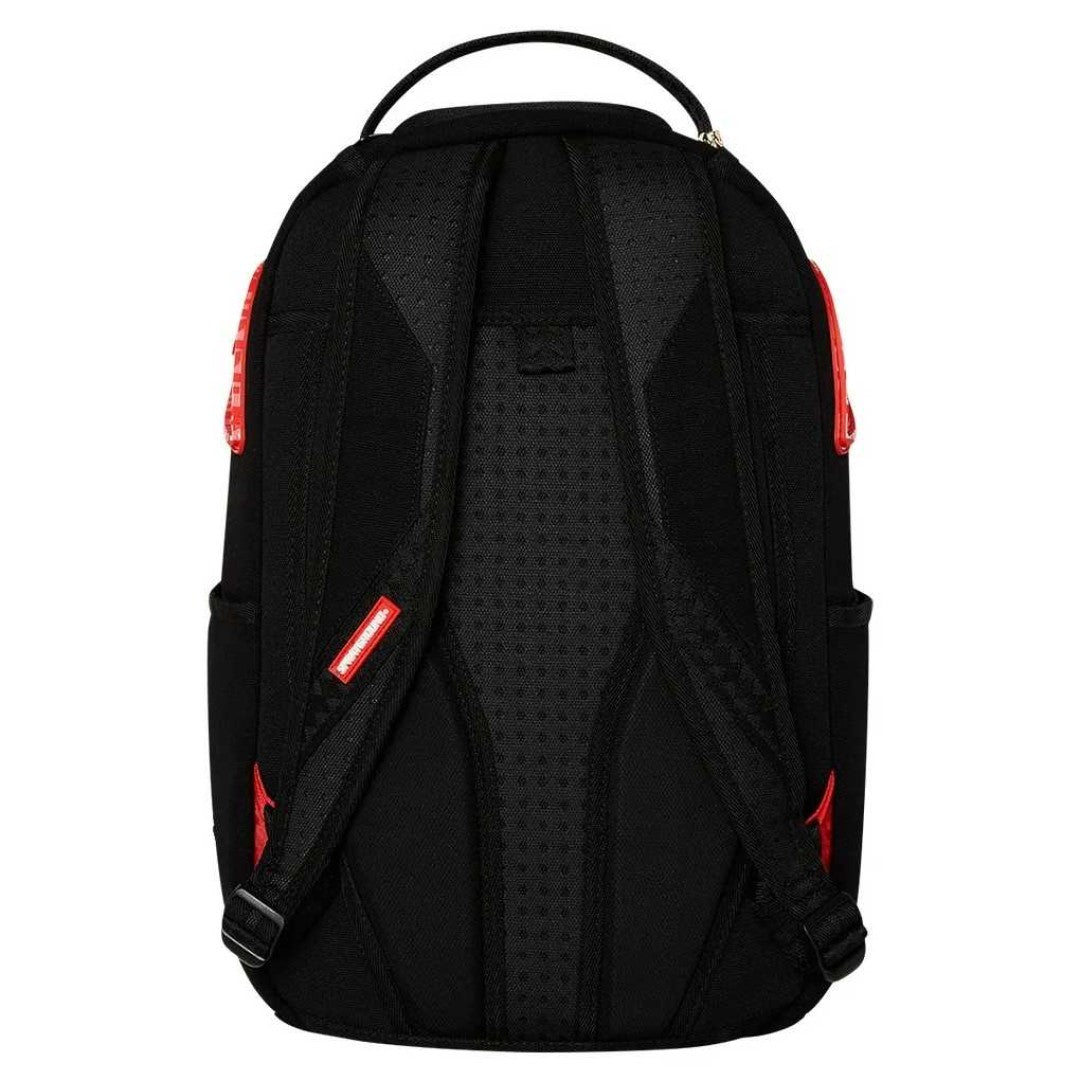 Sprayground - लोगो माउथ कोर Dlx कॉटन बैकपैक