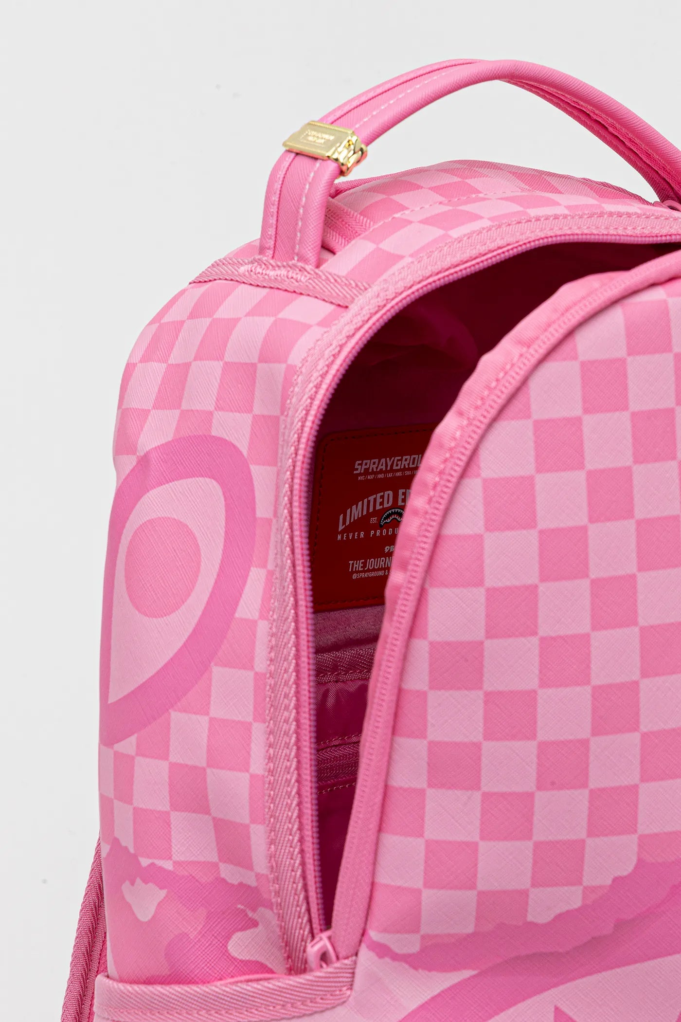 Sprayground - गुलाबी 3Am Riptide Dlxsv पीठ का बैग