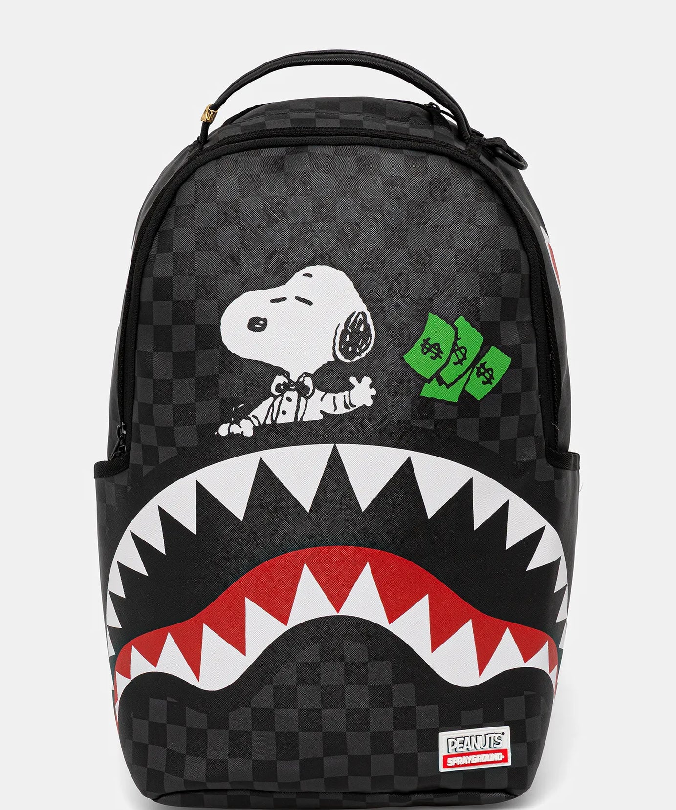 Sprayground - स्नूपी टॉप शार्क मनी Dlxsv बैकपैक