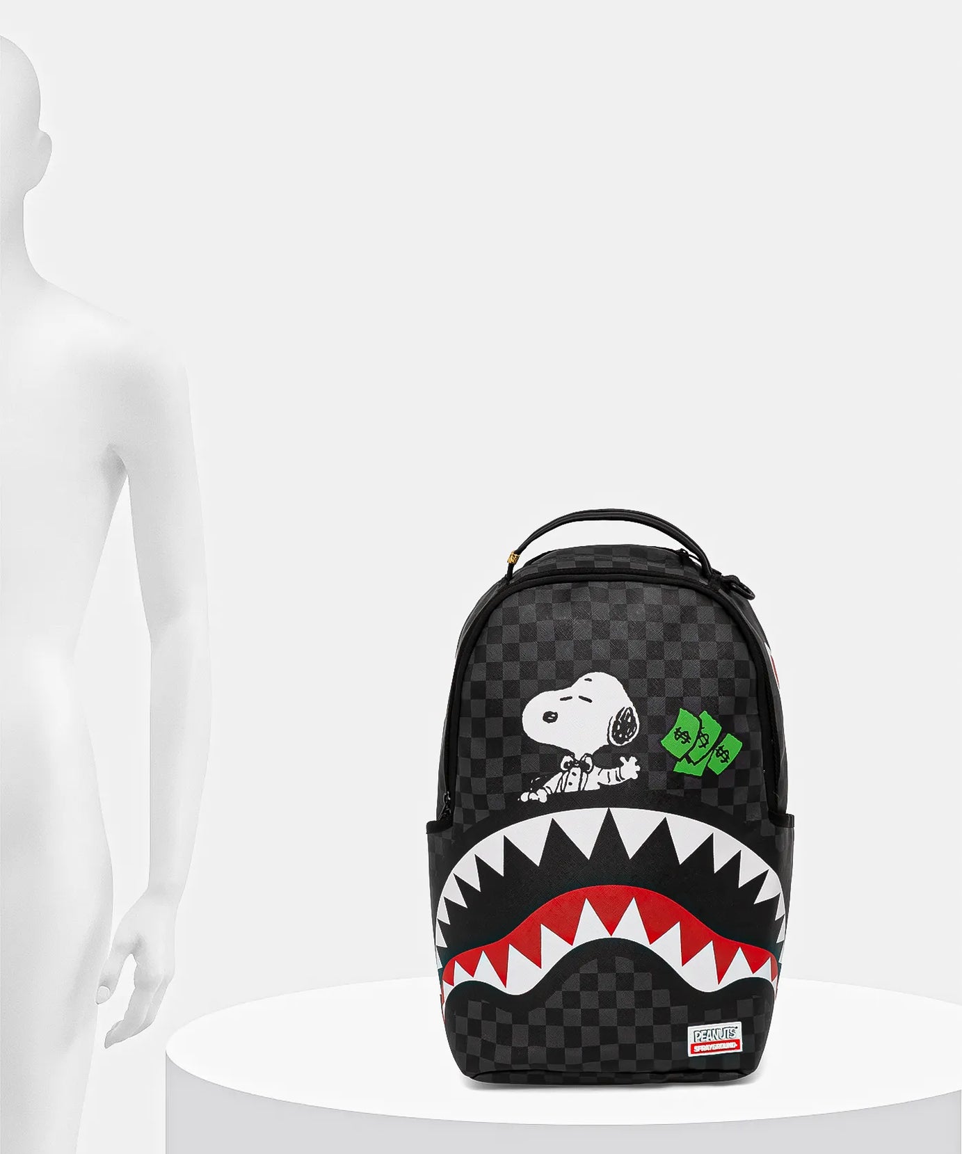Sprayground - स्नूपी टॉप शार्क मनी Dlxsv बैकपैक