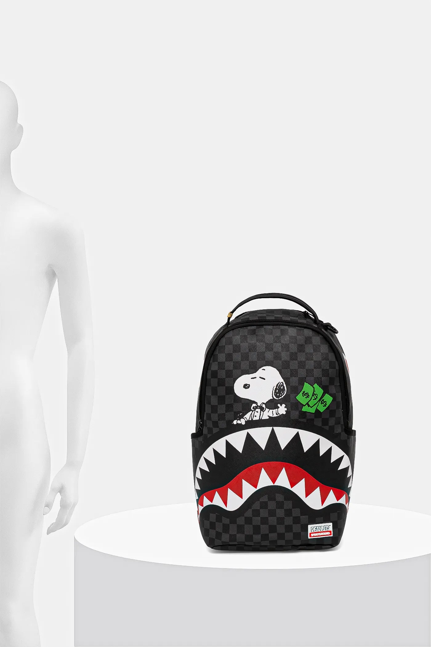 Sprayground - स्नूपी टॉप शार्क मनी Dlxsv बैकपैक