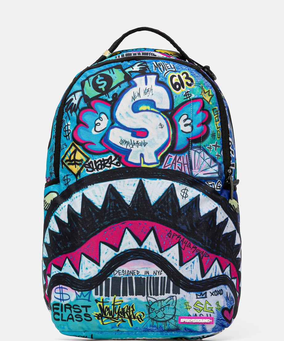 Sprayground - स्ट्रीट ग्रैफिटी Dlxsv बैकपैक