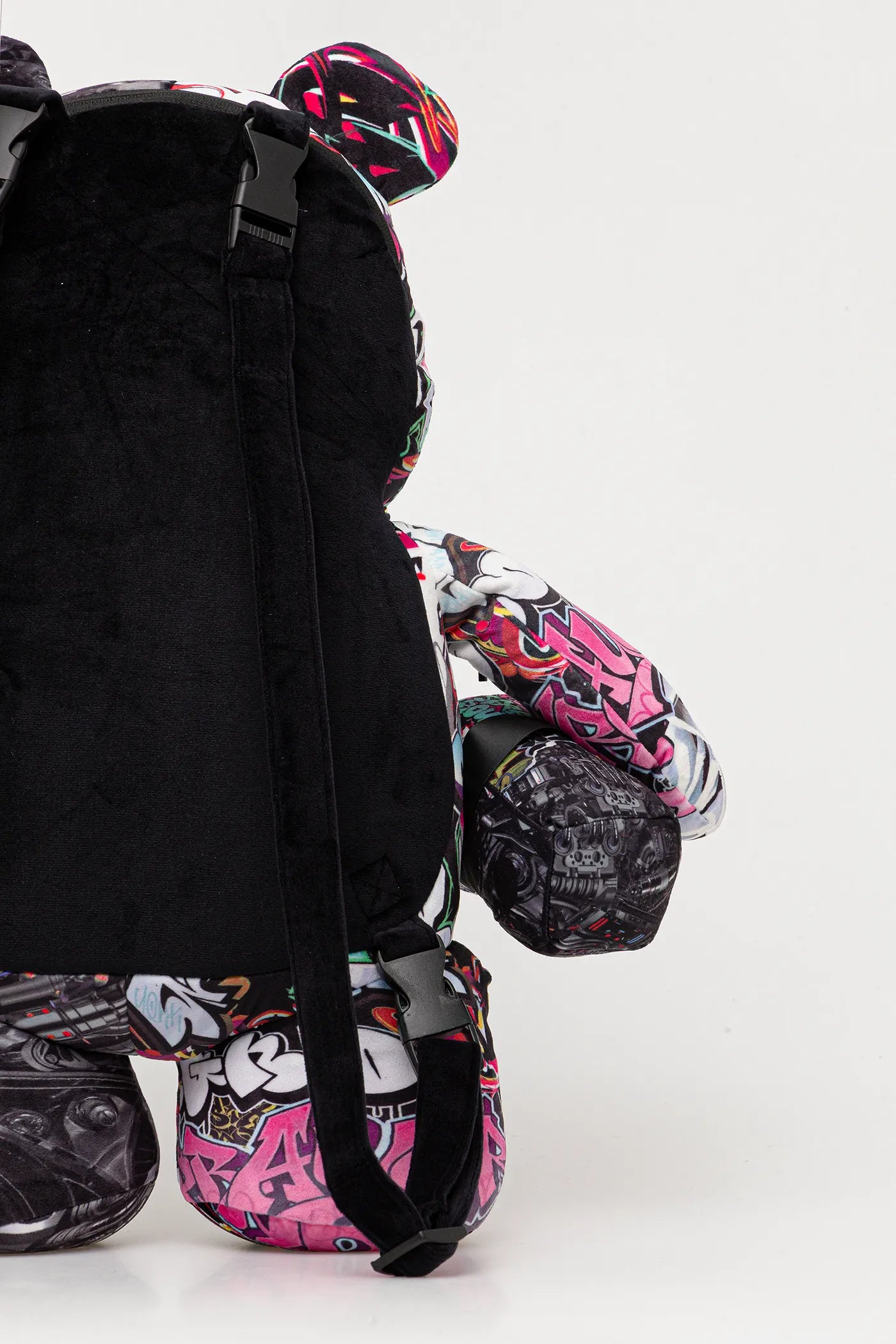 Sprayground - स्प्लिट साइबरशार्क पैरा आयısı टेडी बैकपैक